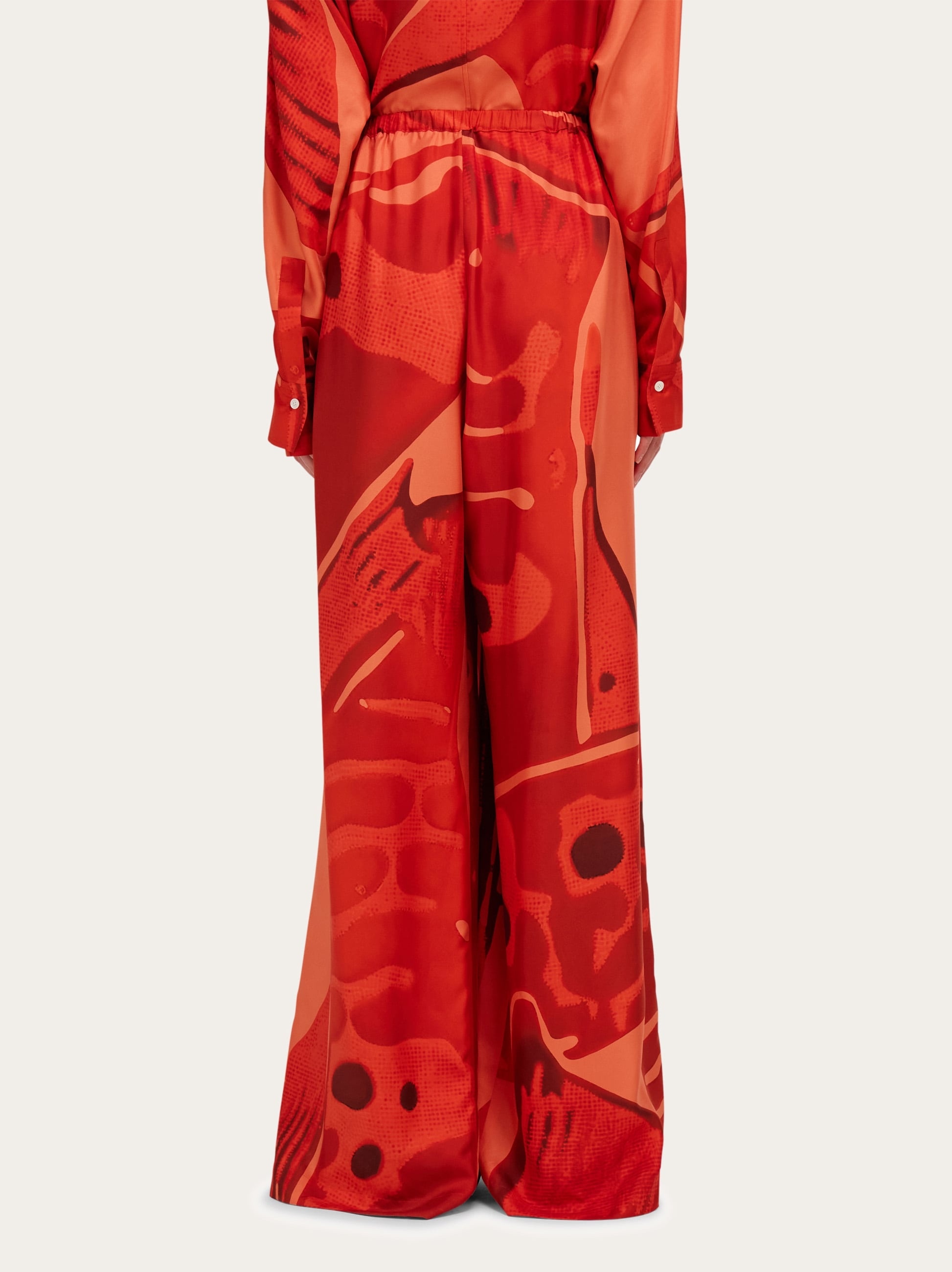 Silk palazzo trouser - 4