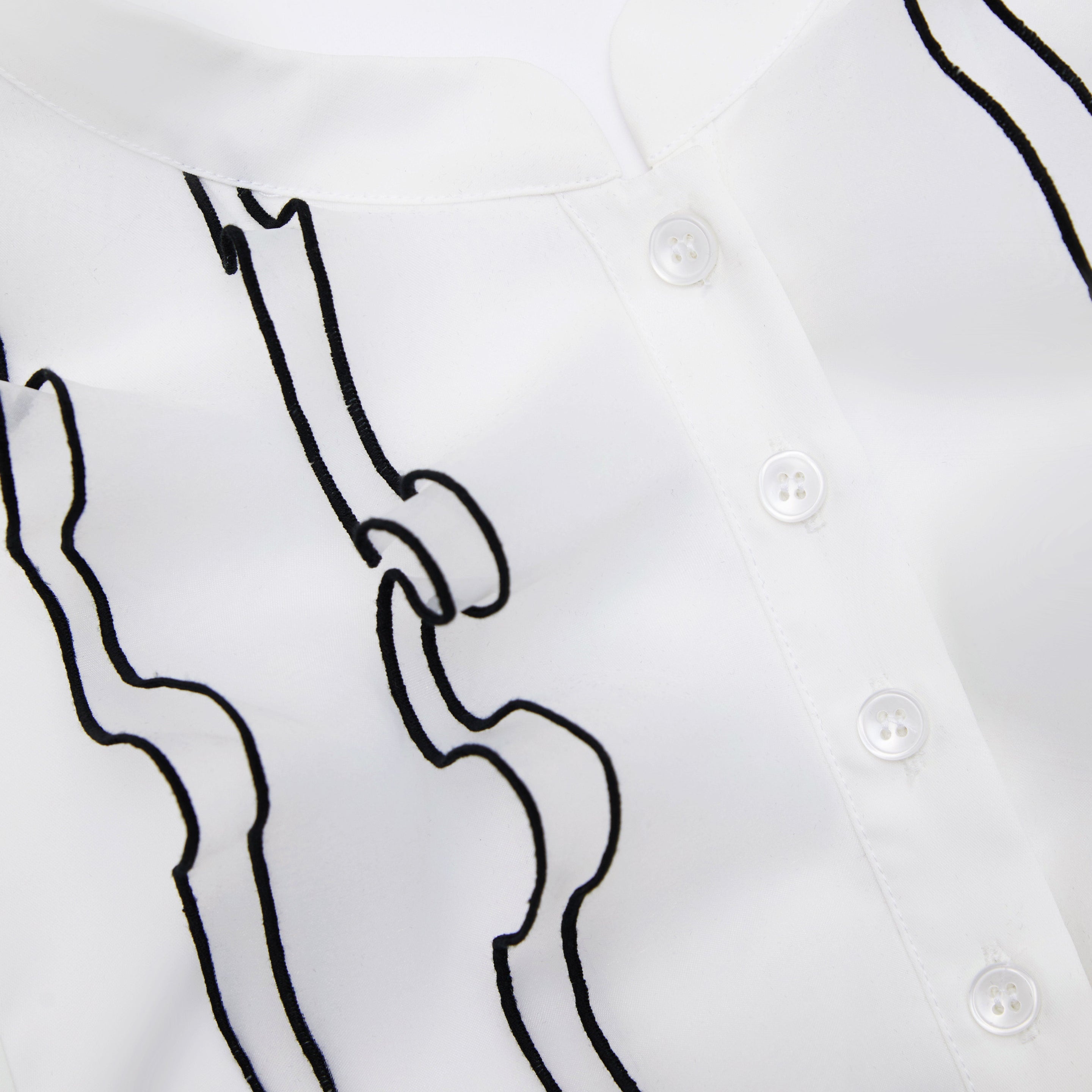 White Viscose Blouse - 5
