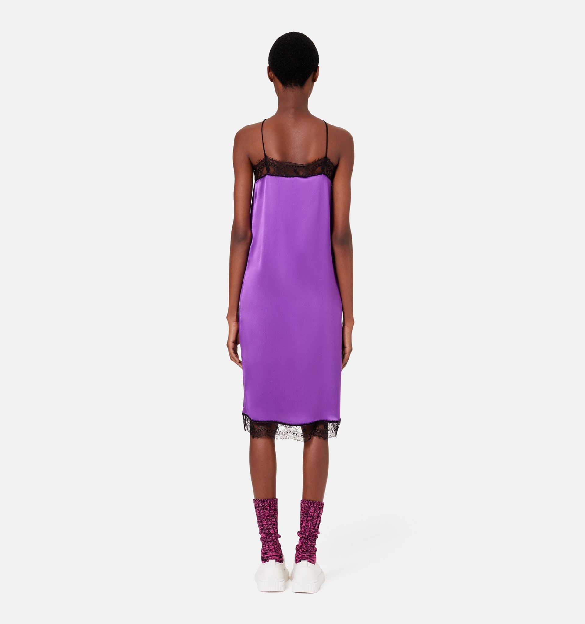 Strap Dress With Lace - 5