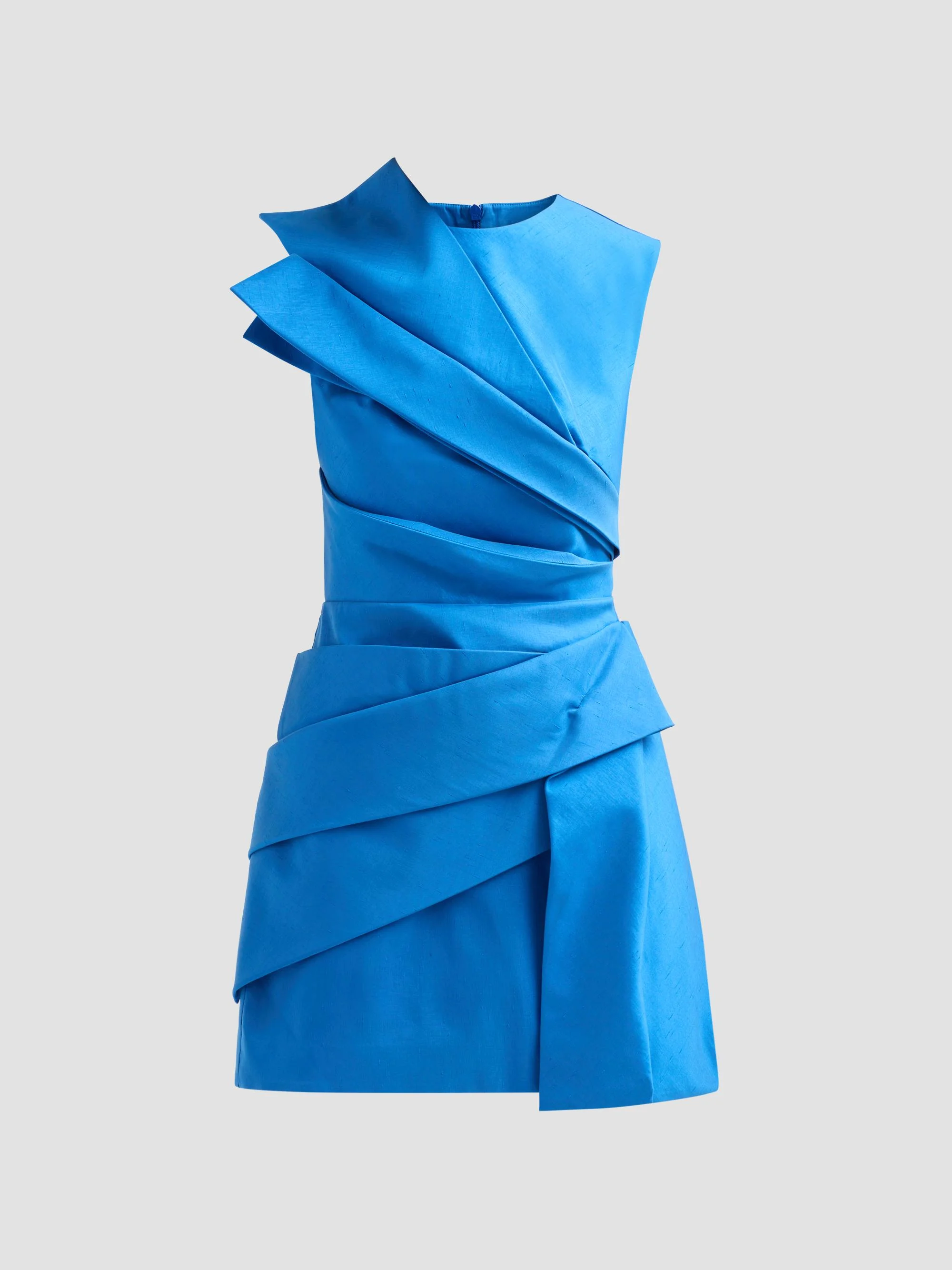 Women's Kenley Gathered Sleeveless Minidress - Iris Blue - 1