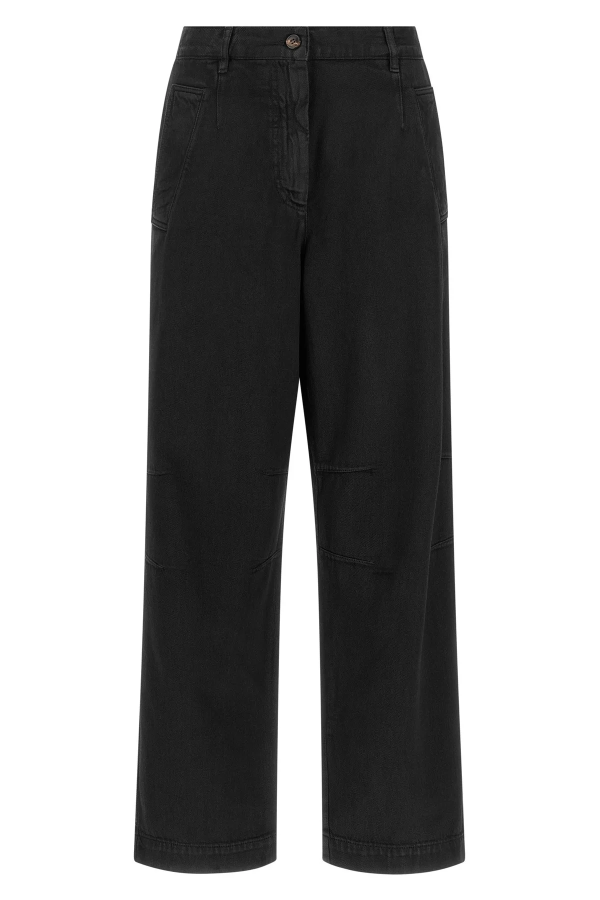 Loose Cotton Trousers - 1