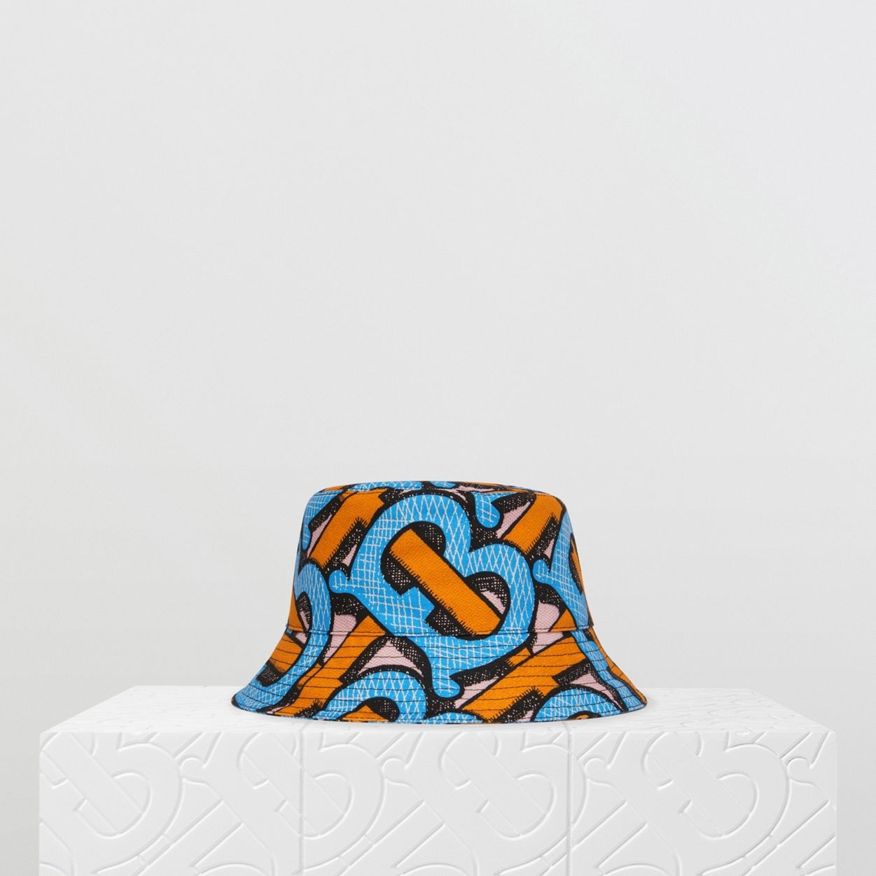 Monogram Print Cotton Canvas Bucket Hat - 9