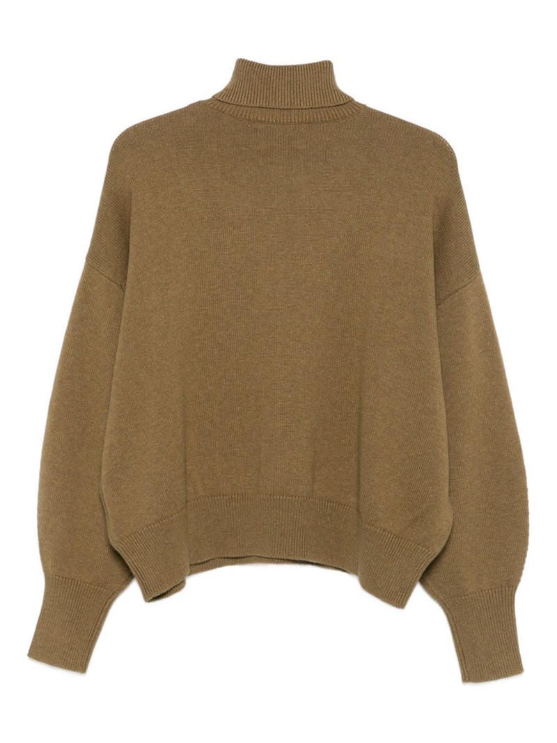 Isabel Marant Étoile turtleneck balloon-sleeve sweater outlook