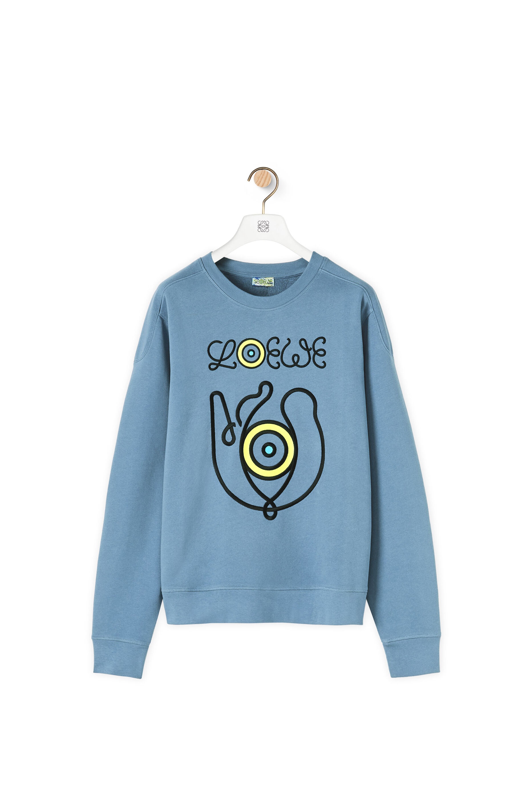 Logo sweatshirt in cotton - 1