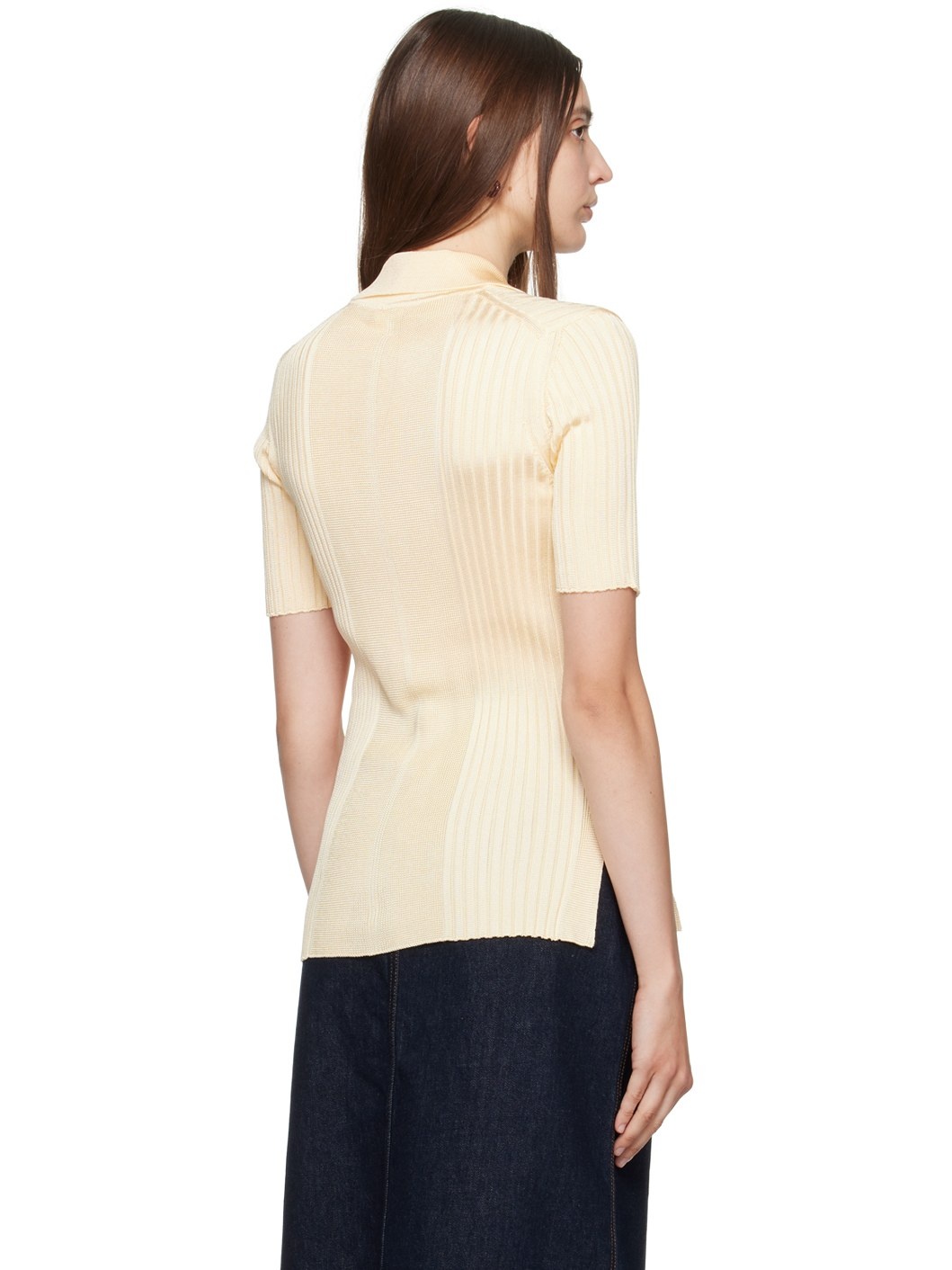 Yellow Vented Polo - 3