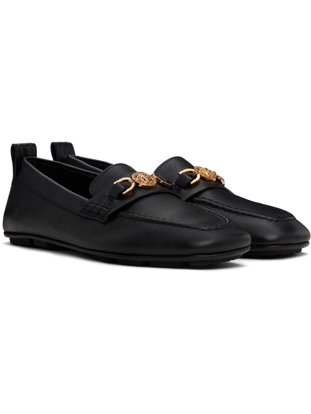 Black Villa Driver Loafers - 4