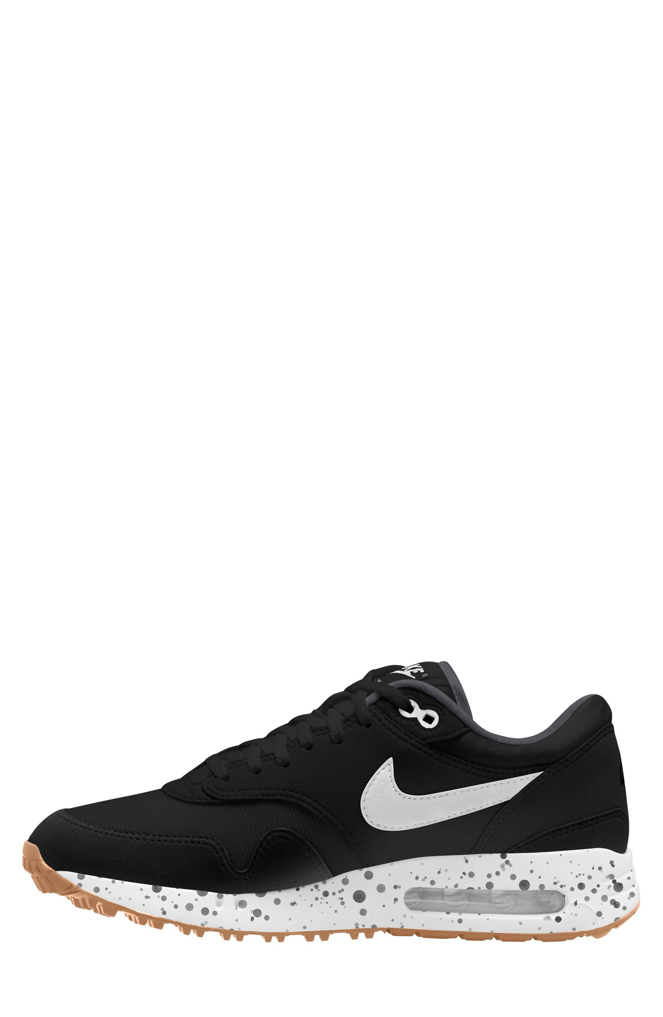 Nike Air Max 1 '86 OG G Waterproof Spikeless Golf Shoe in 003 Black/white at Nordstrom - 4