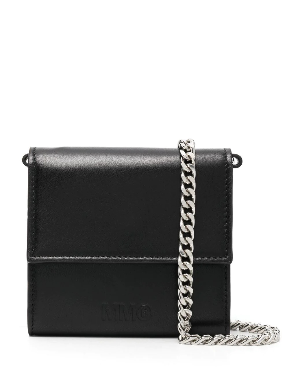 detachable-chain leather purse - 1