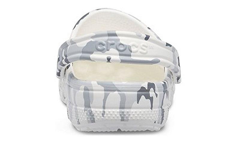 Crocs Unisex Bayaband Sandals - White Camo 'Gray White' 206230-1D3 - 6