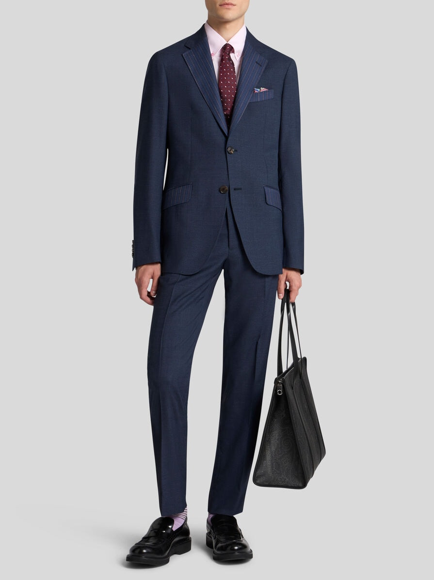 WOOL SPEZZATO SUIT JACKET - 3