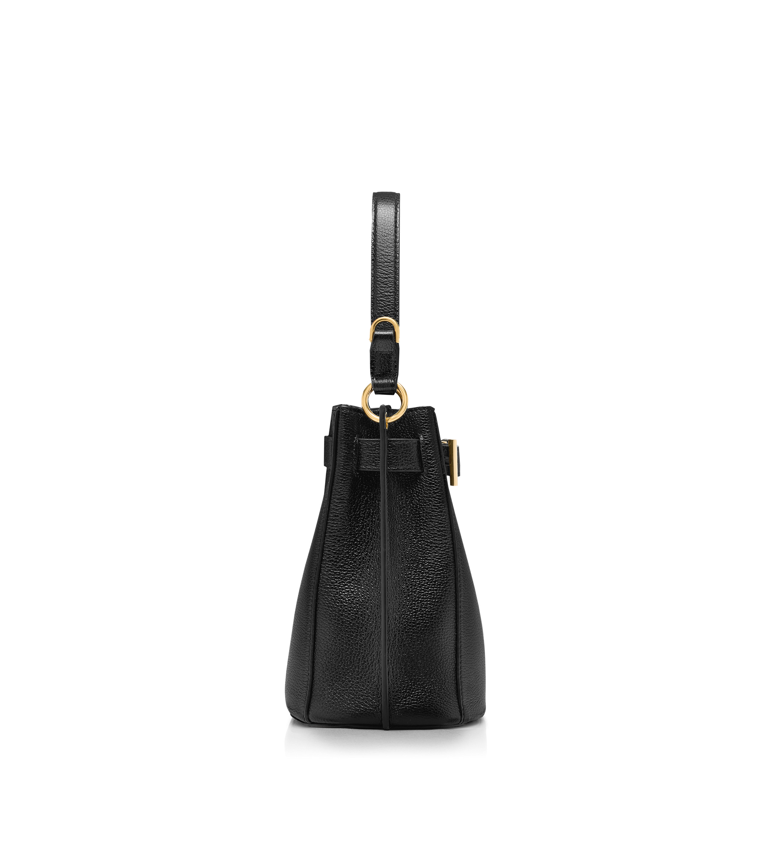 GRAIN LEATHER AUDREY MINI BUCKET BAG - 2