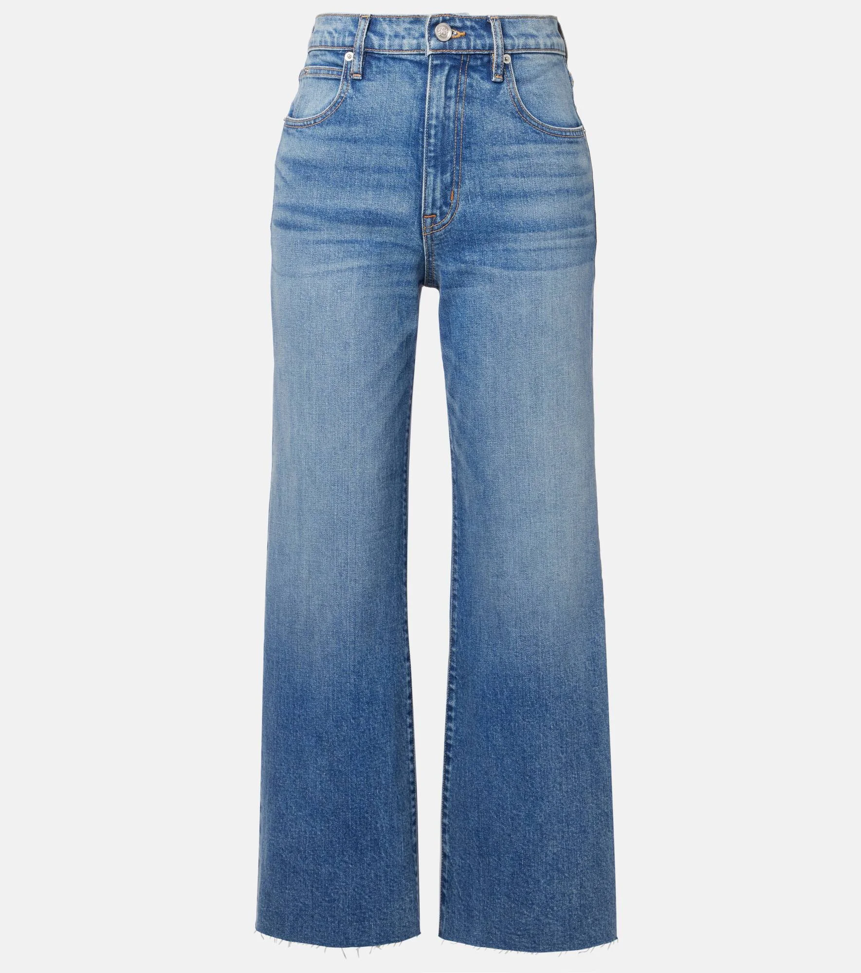 Grace high-rise wide-leg jeans - 1