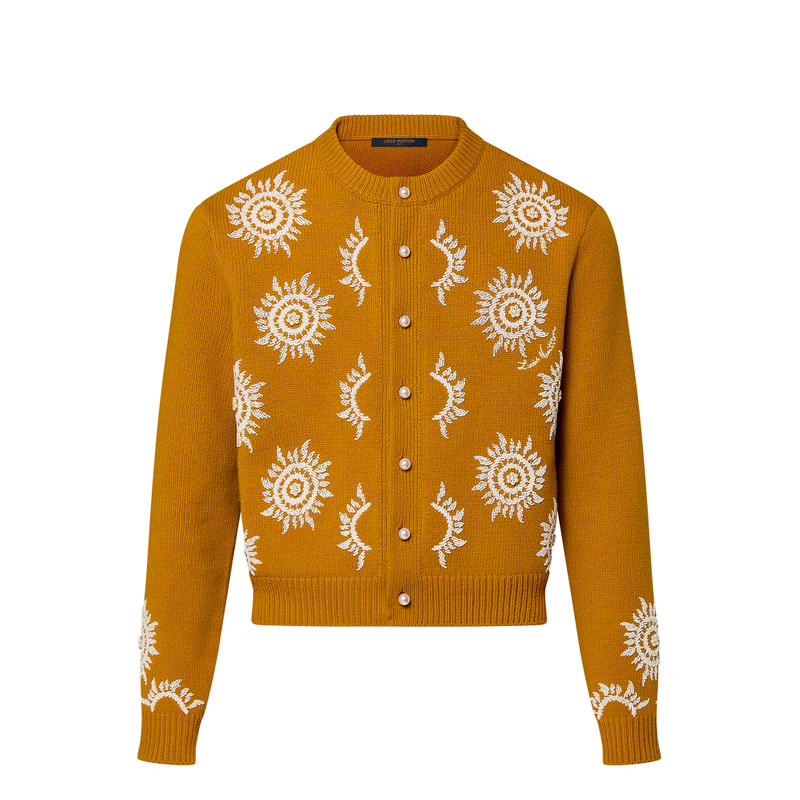 Embroidered Merino Wool Cardigan 1