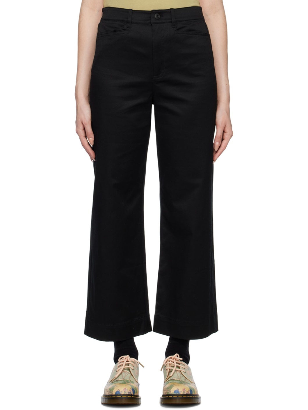 Black Patch Trousers - 1