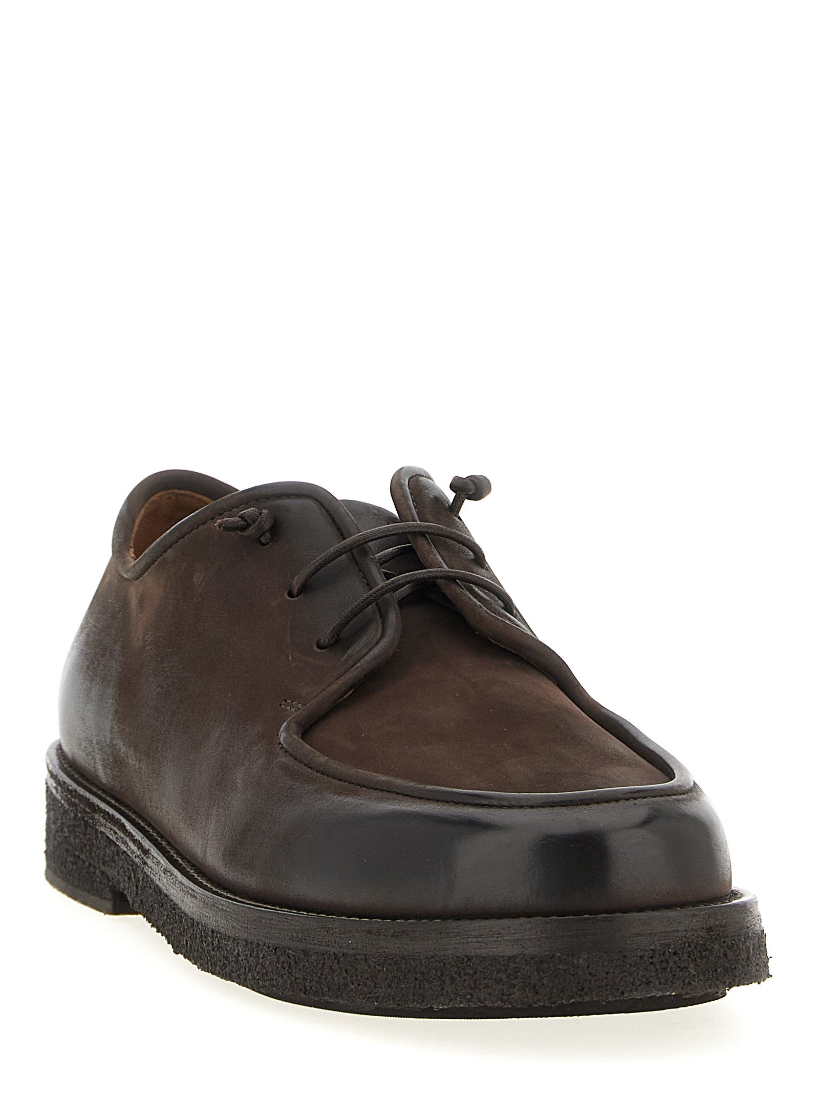 Moccar Lace Up Shoes Brown - 2