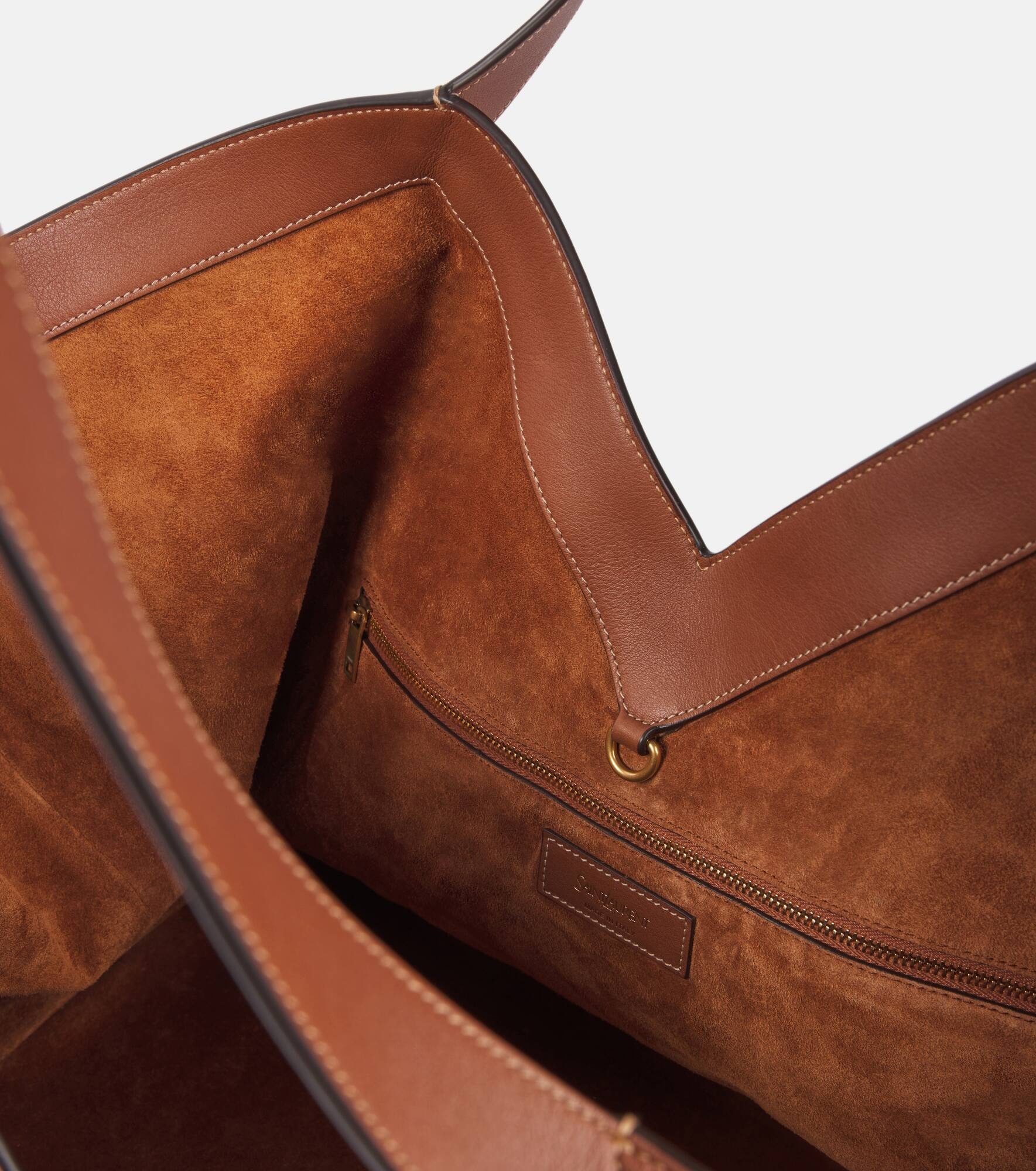 Y leather tote bag - 3