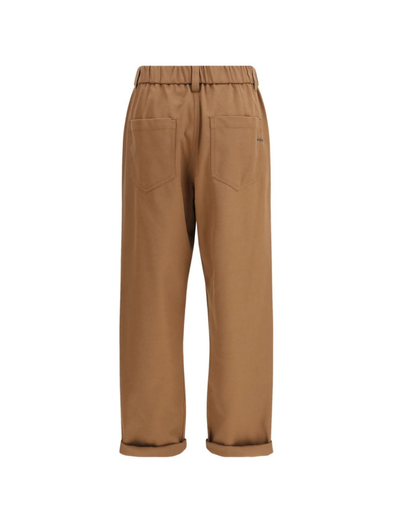 Brunello Cucinelli elasticated cuffed trousers outlook