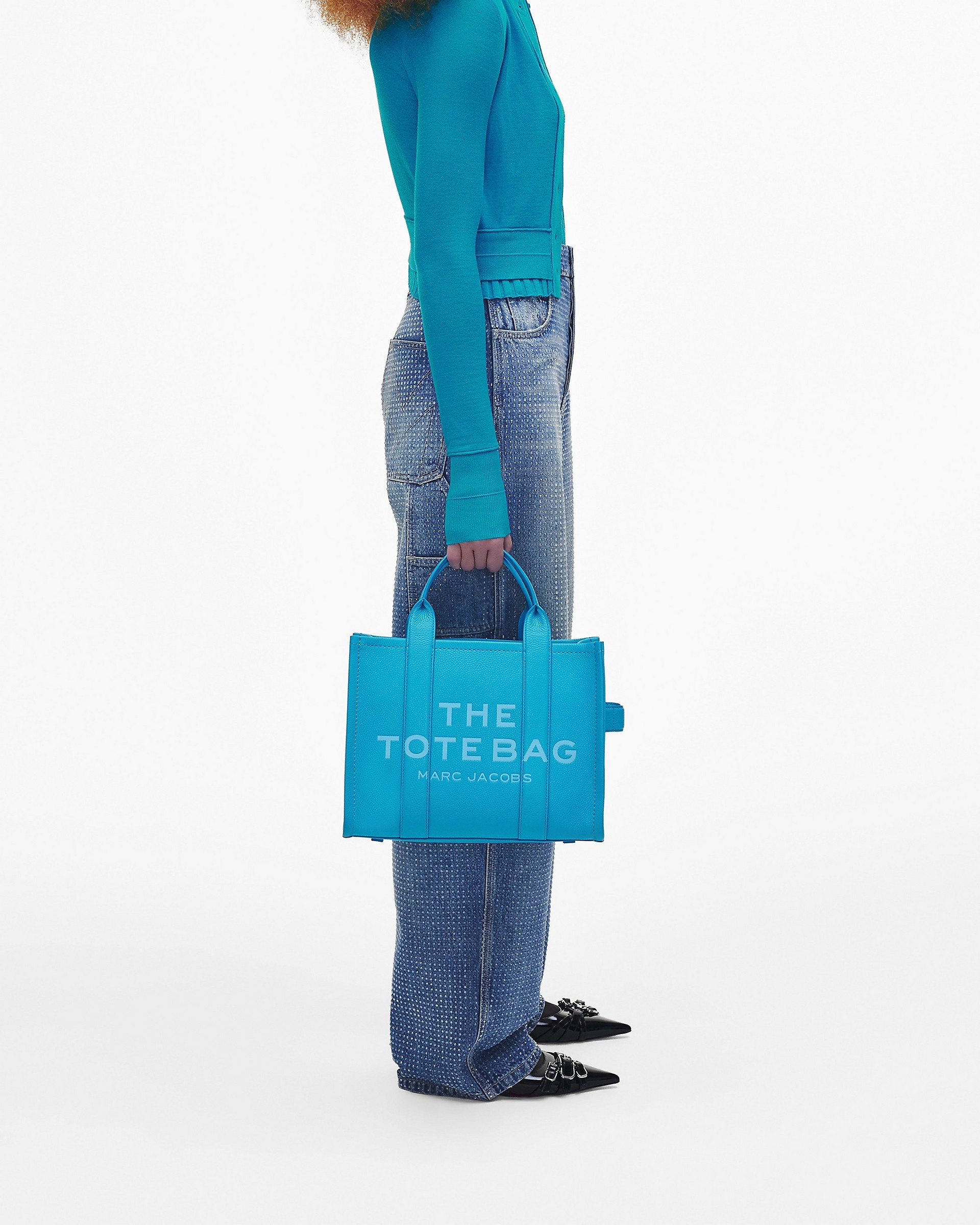 THE LEATHER MEDIUM TOTE BAG - 8