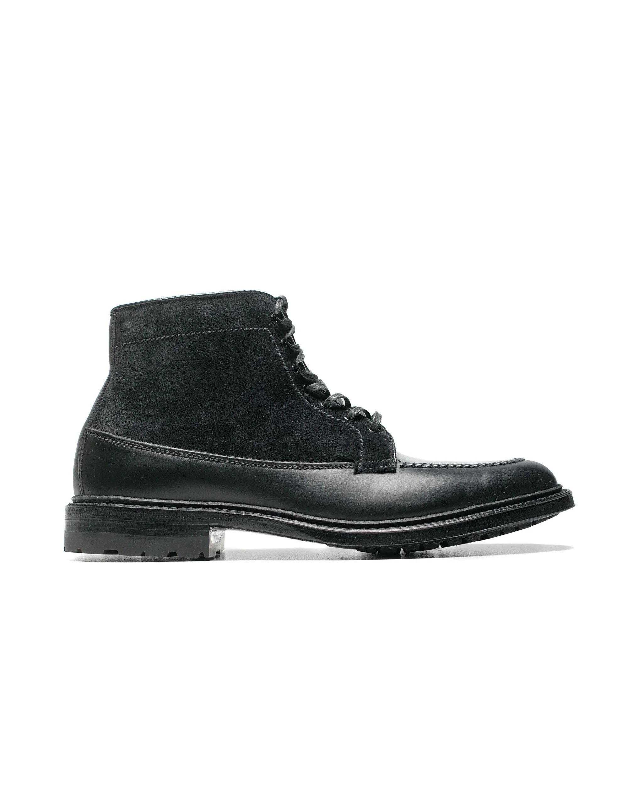 Black Michigan Boot With Commando Sole - 1