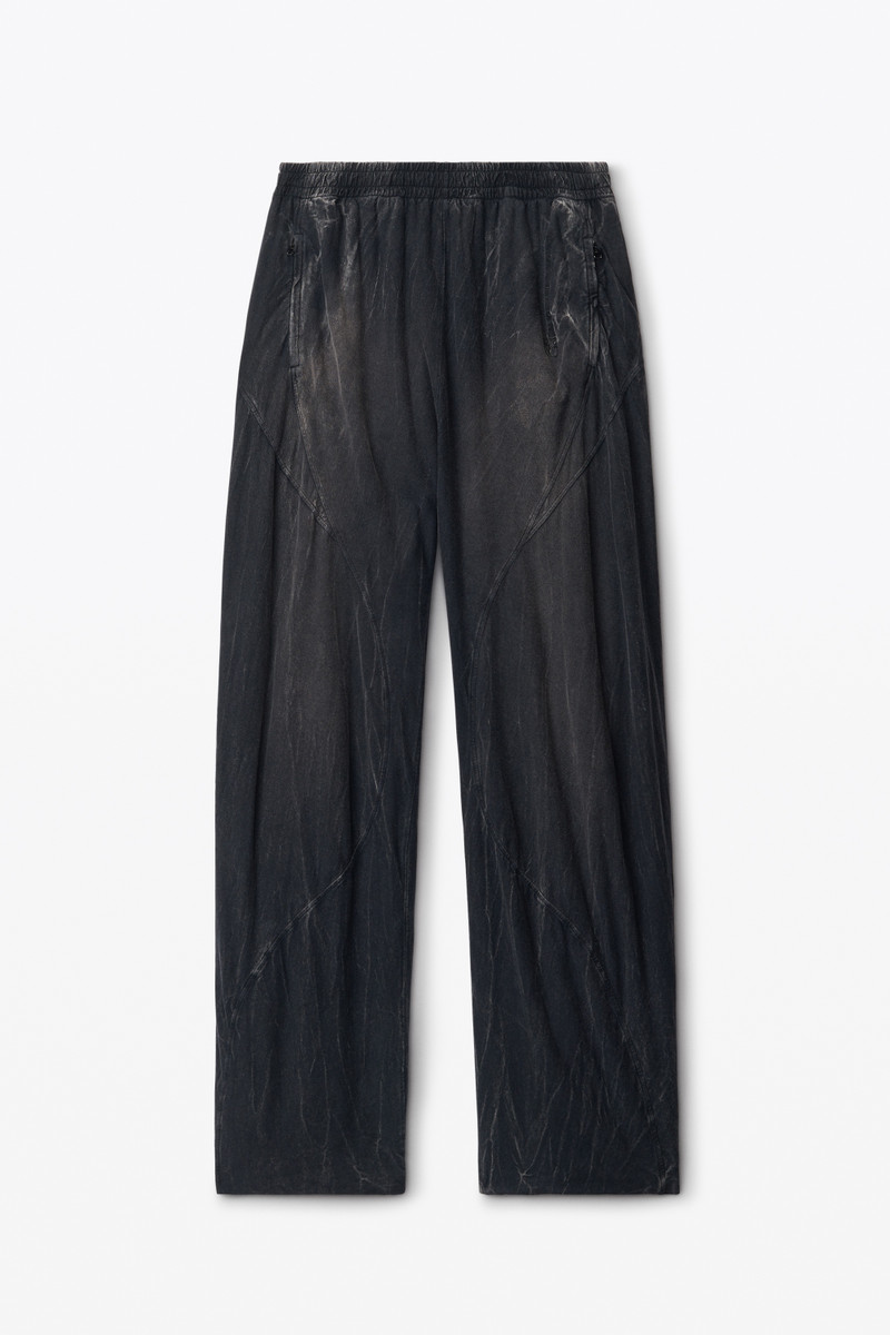 creased-print track pant 1