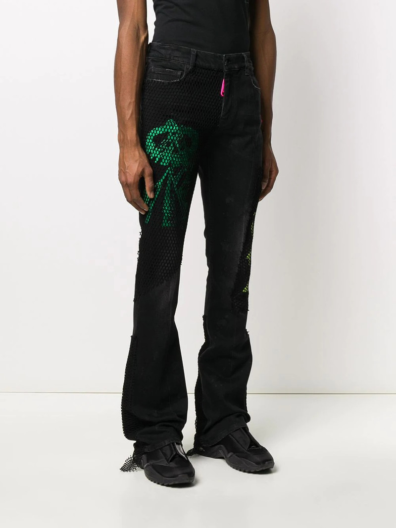 stacked flared jeans 3