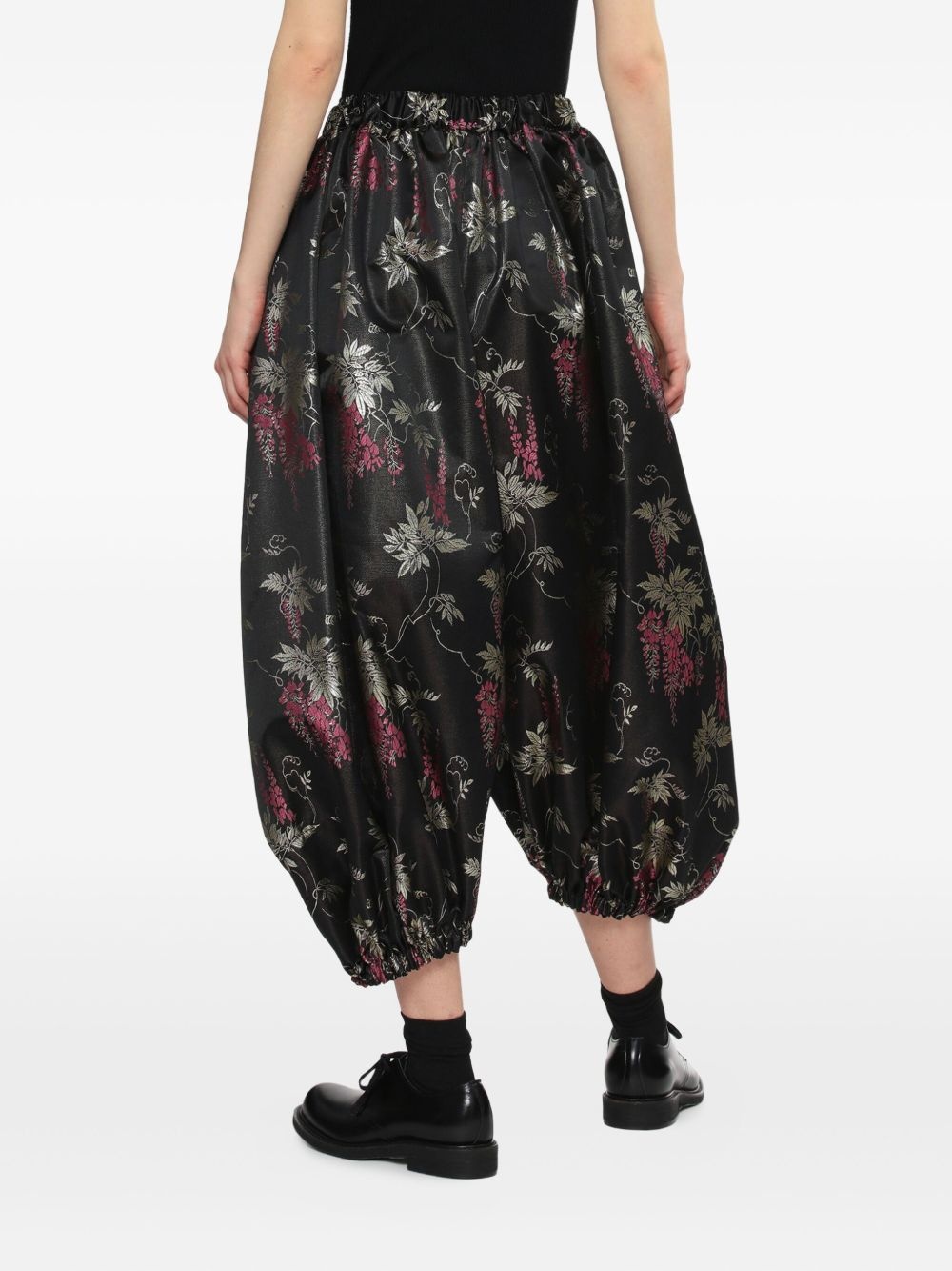 floral-print trousers - 4