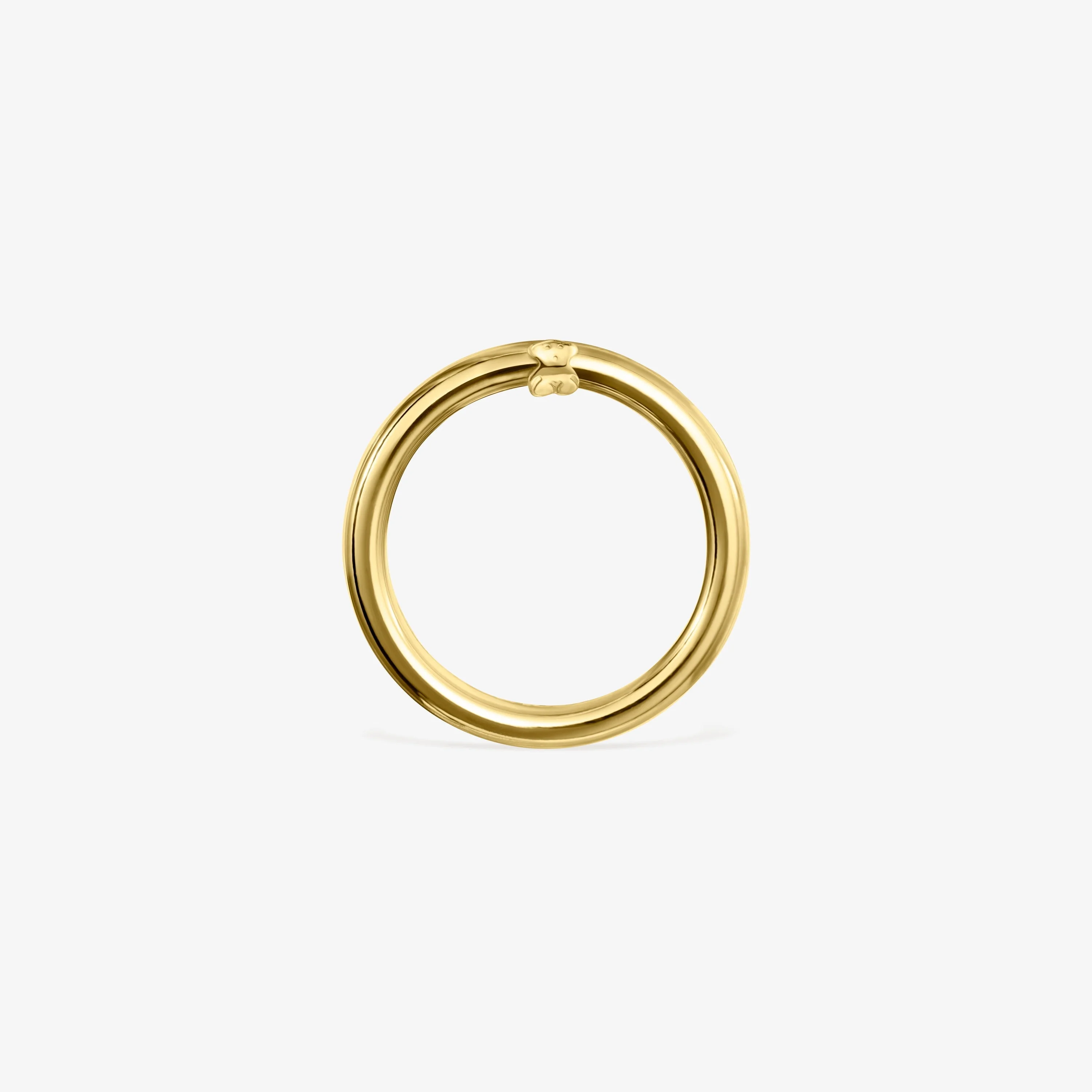 Medium 18K solid gold Hold Ring - 1