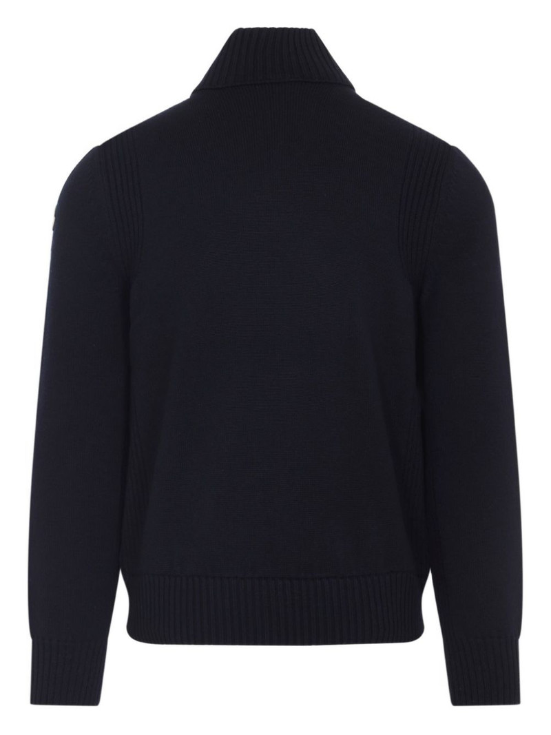 Moncler padded zip-up jacket outlook