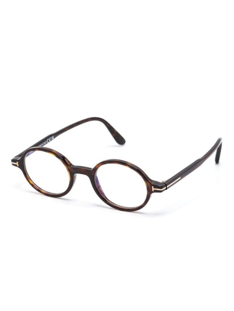 TOM FORD FT5975B round-frame glasses outlook
