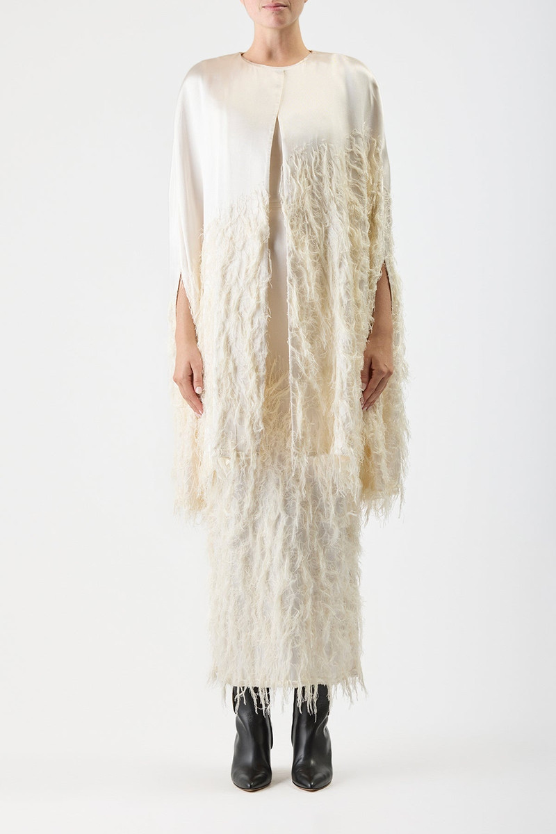 GABRIELA HEARST Pauli Cape in Silk outlook