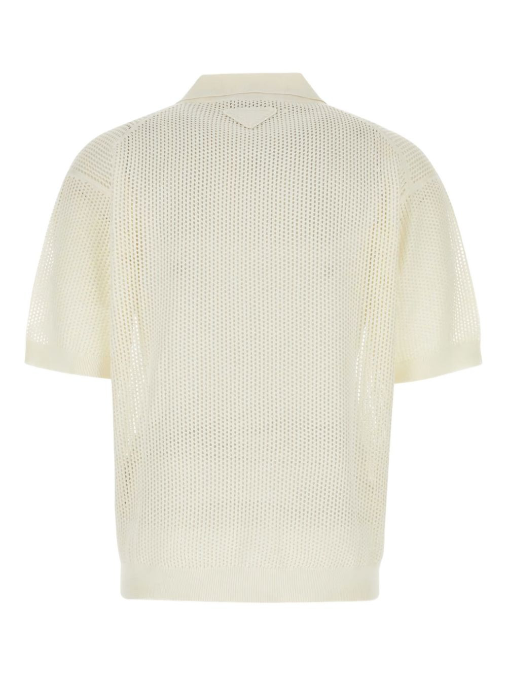 open-knit polo shirt - 2