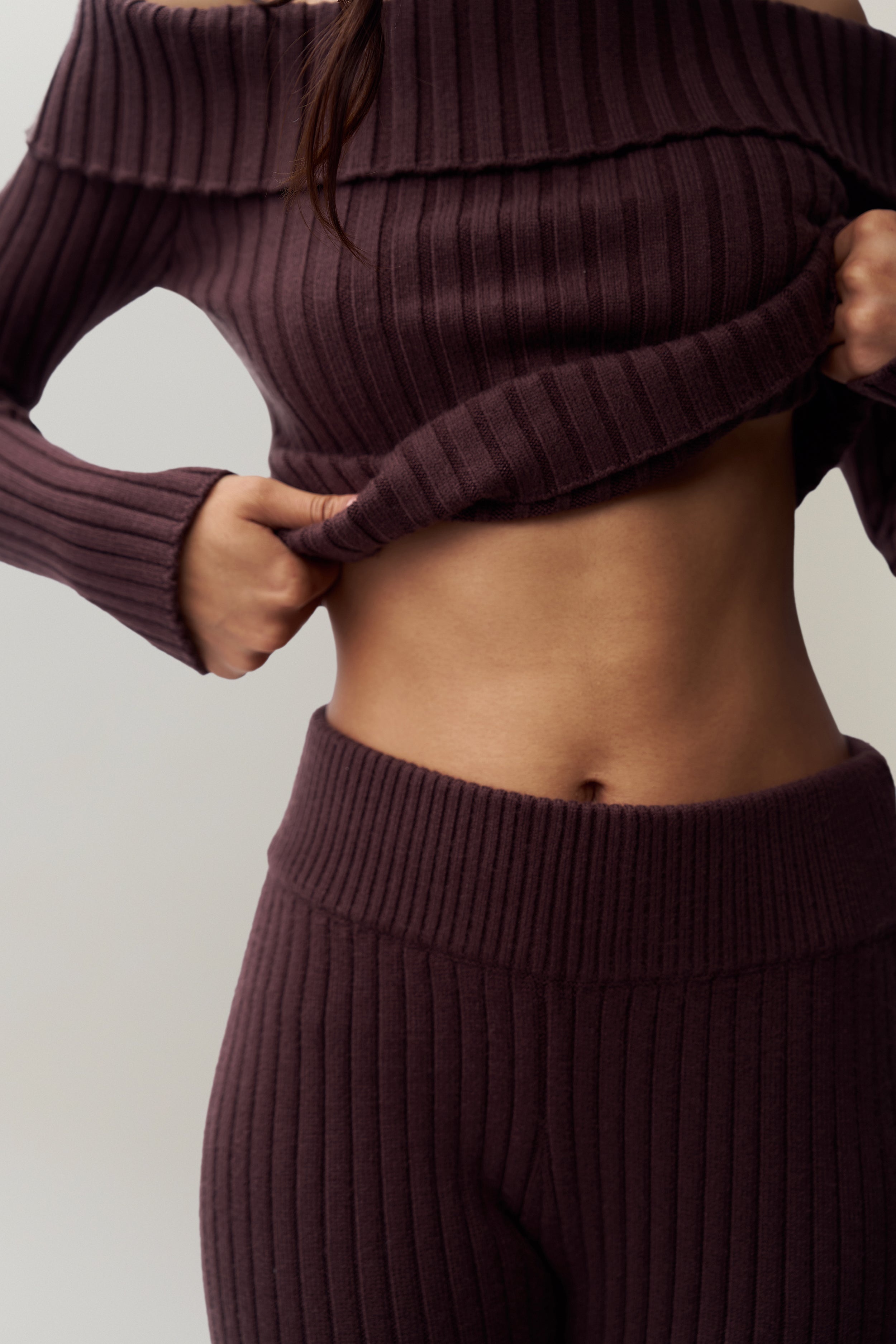 THALIA RIB PANTS - 2