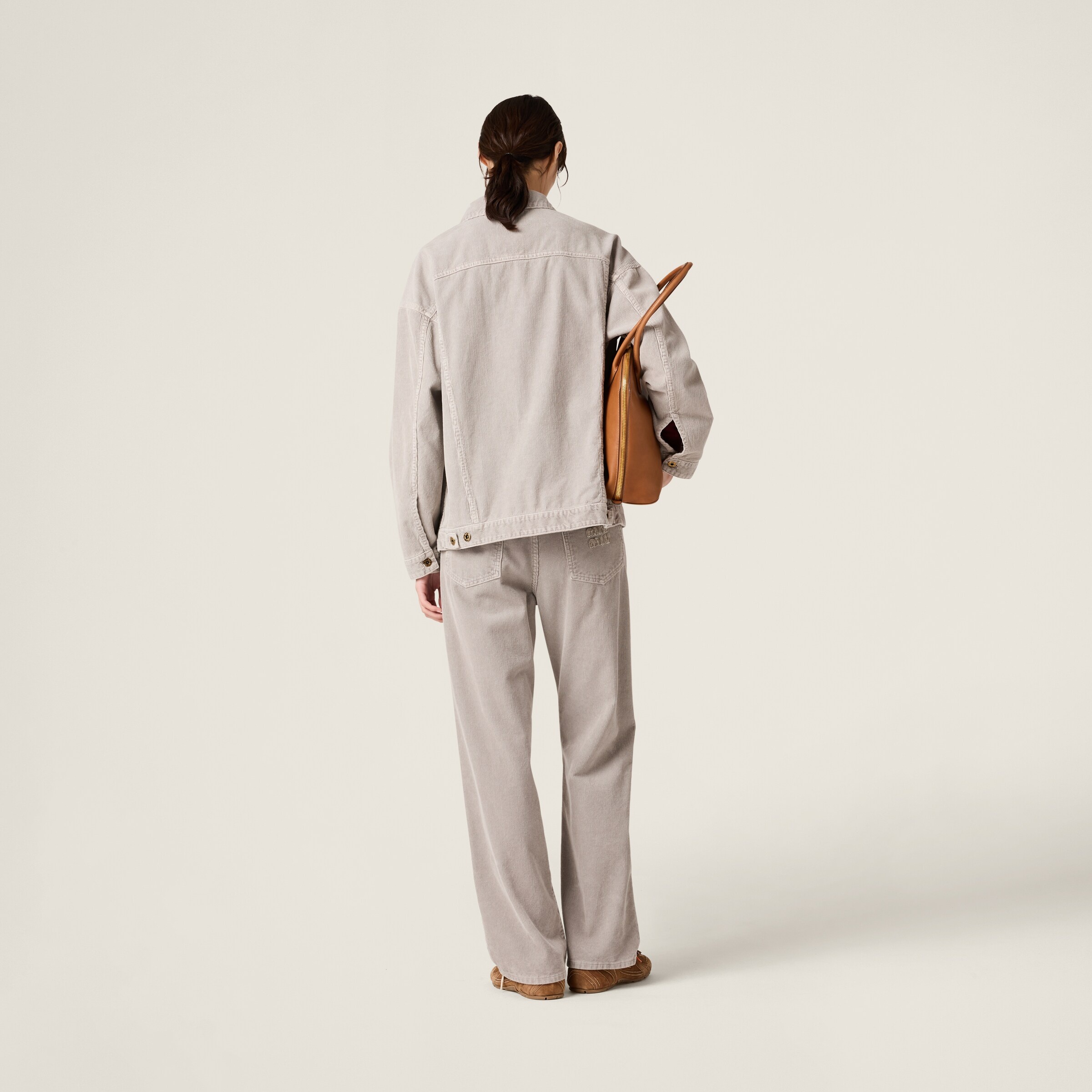 Miu Miu Washed velvet blouson jacket | REVERSIBLE
