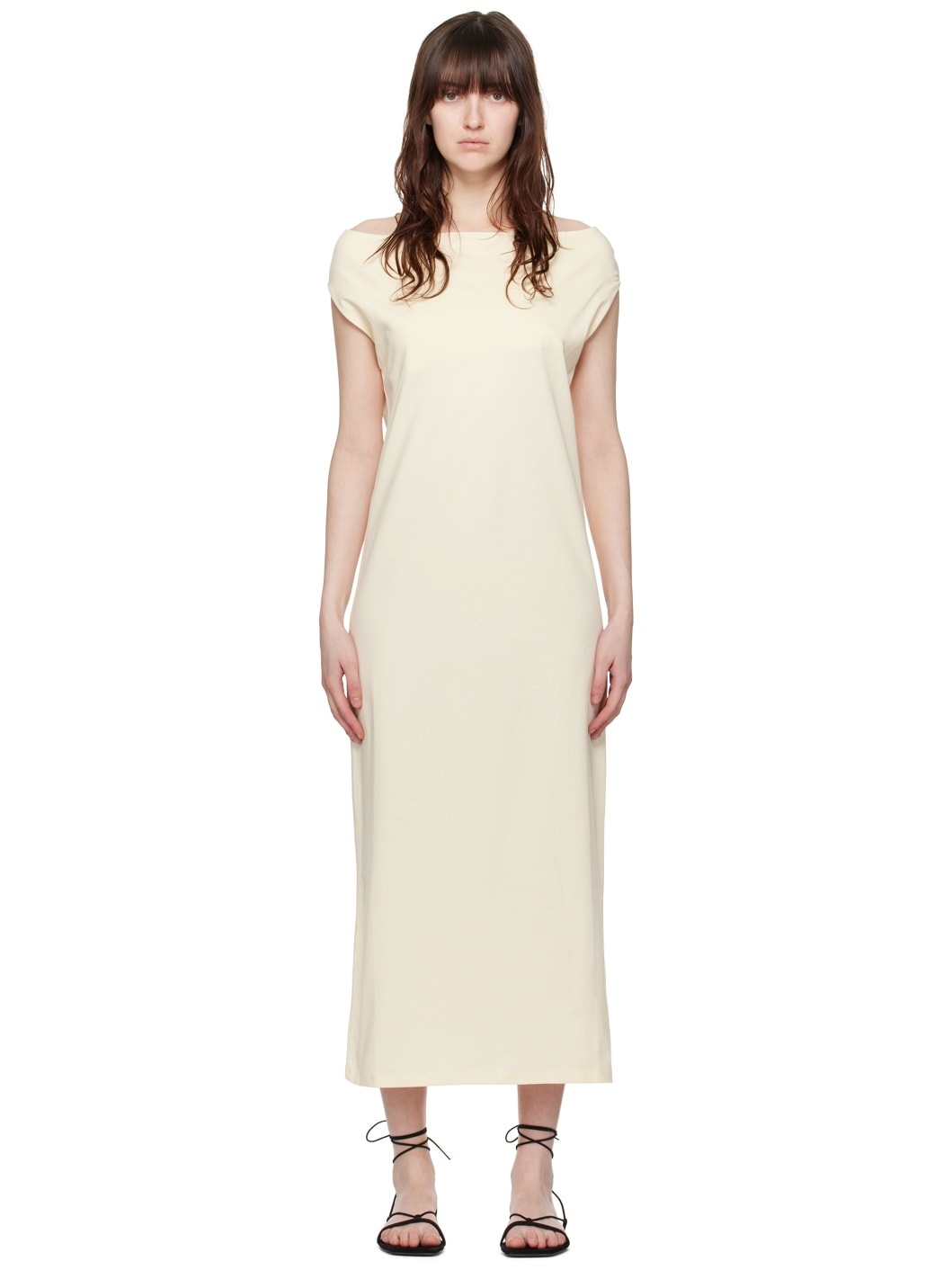 Beige Martial Maxi Dress - 1