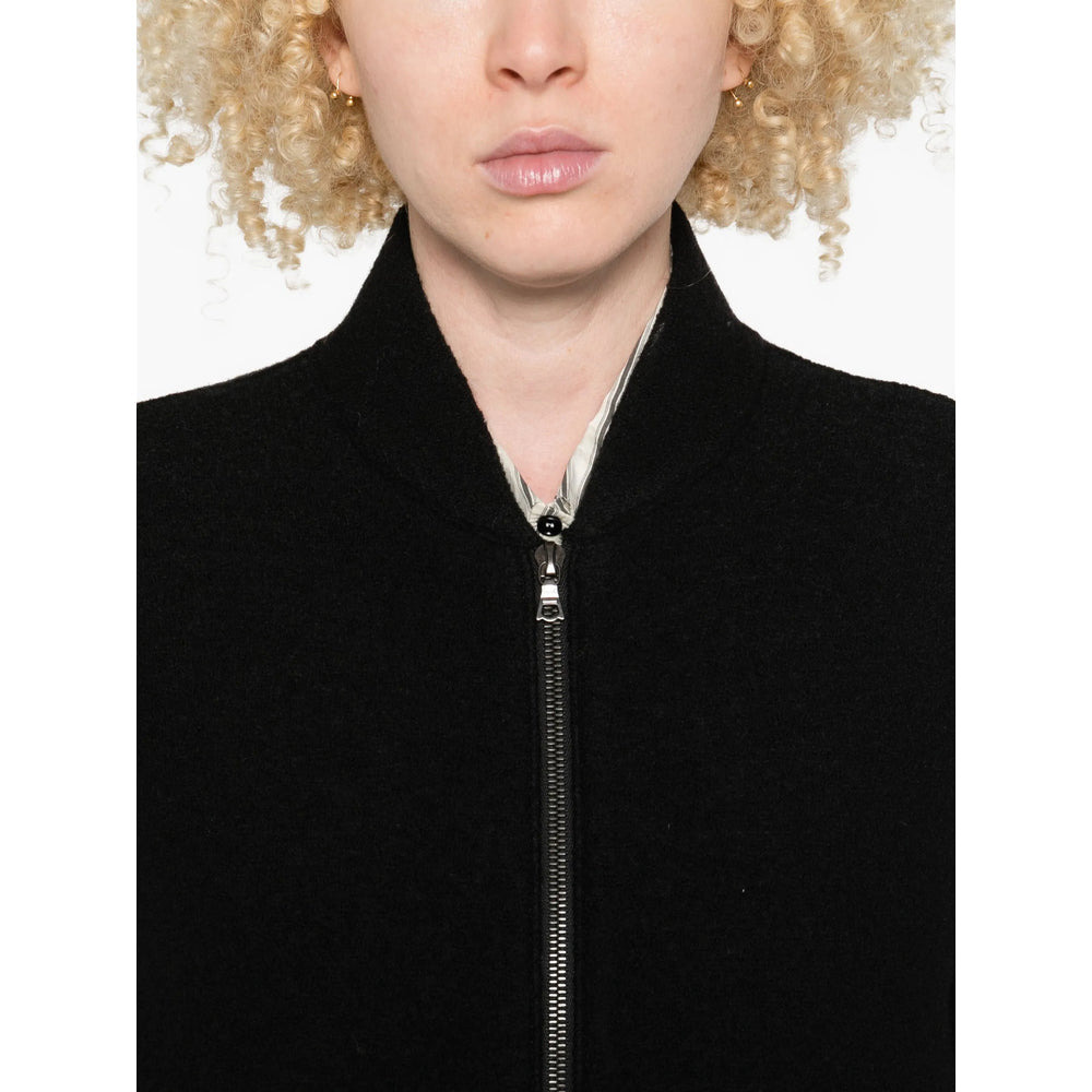Harris Wharf London Black Jackets - Bomber Jackets Women - 5