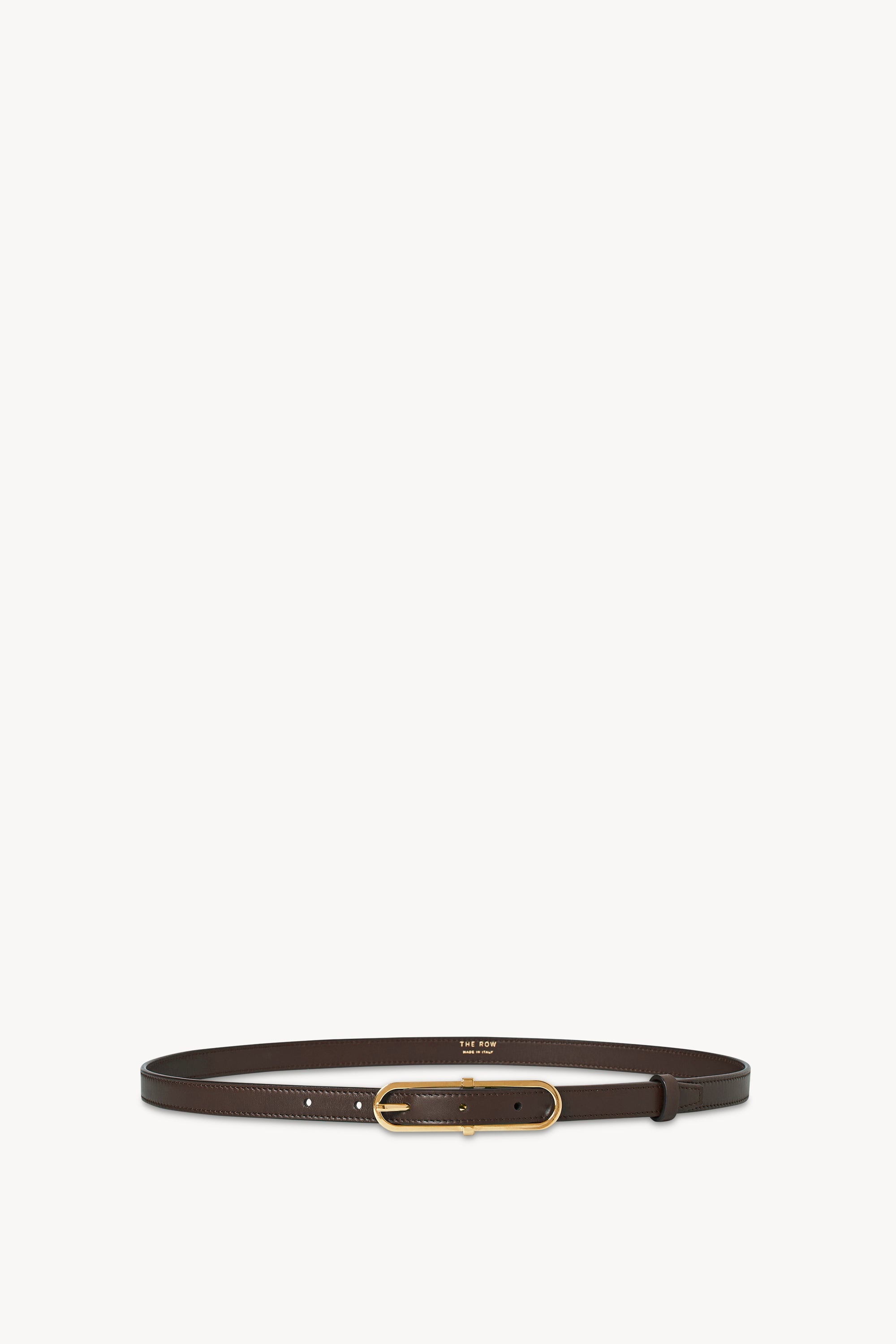 送料込/関税込■The Row■Hermine レザーベルト Hermine leather belt in black - The Row | Mytheresa