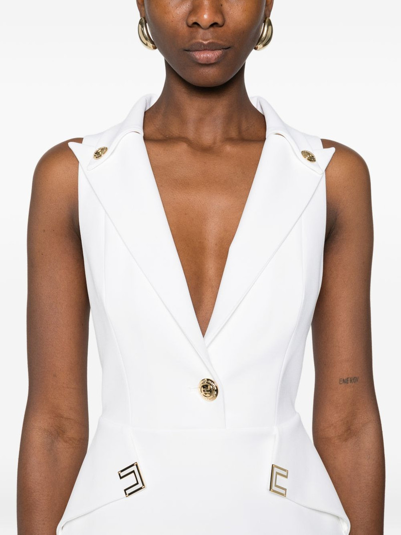 logo-appliqué mini dress 5