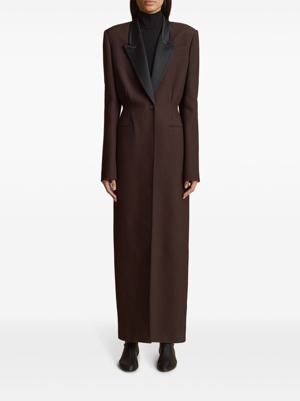 Bellow single-breasted coat - 3