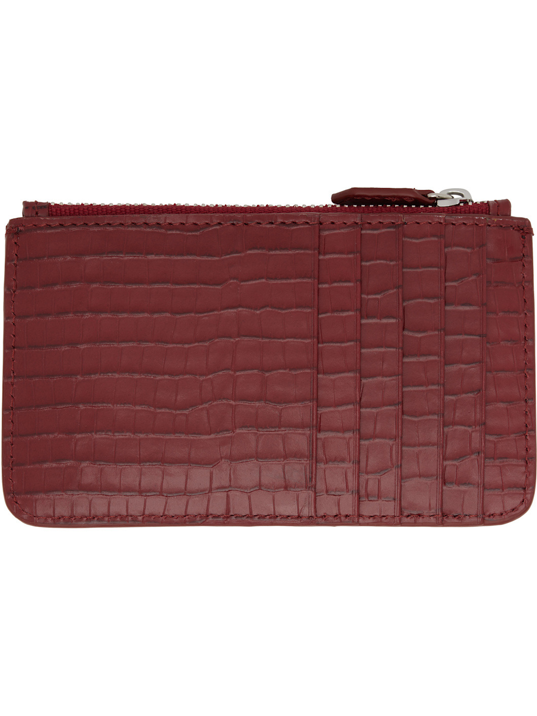 Red Half Moon Card Holder - 2