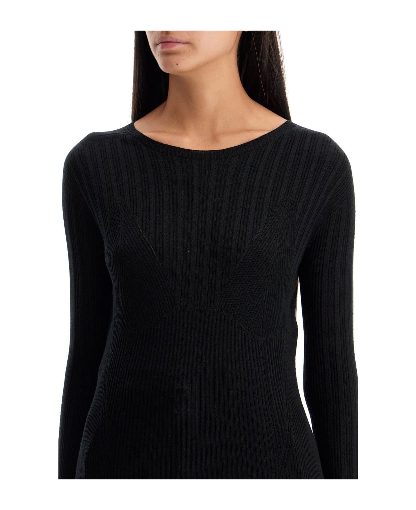 Ribbed Crewneck Sweater - 4