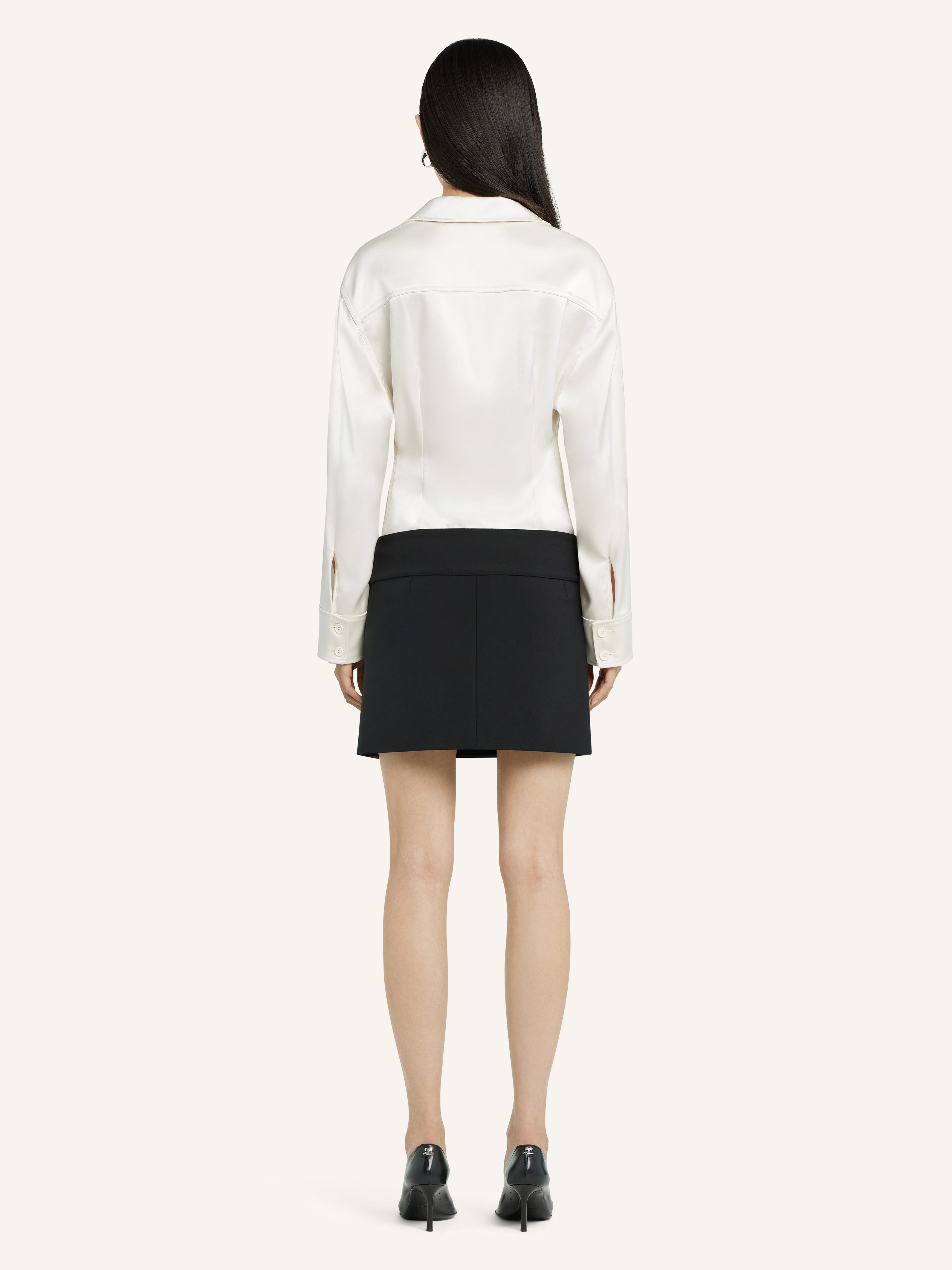 BELTED MINI SKIRT - 4