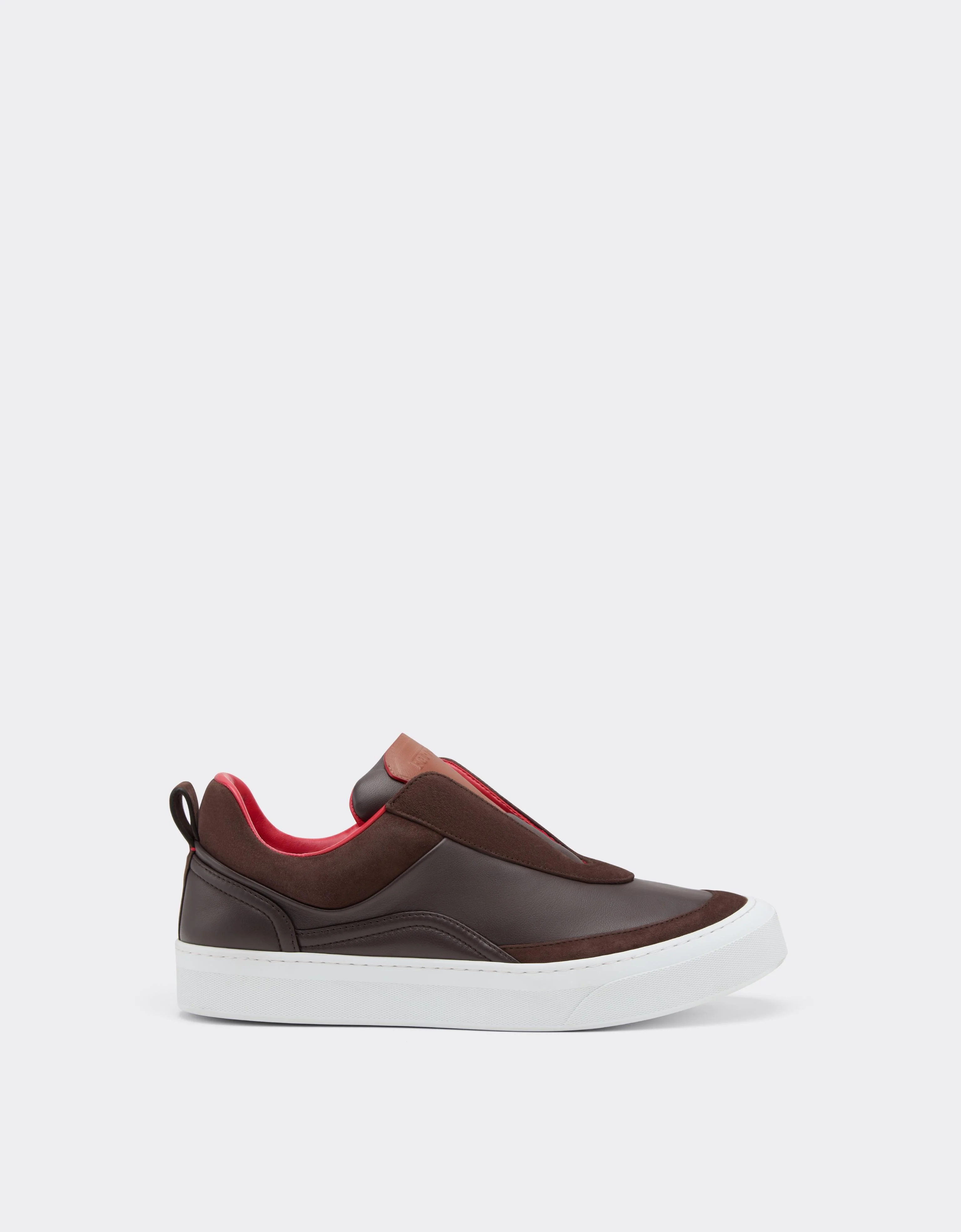 Nappa and Suede Trainers - 1