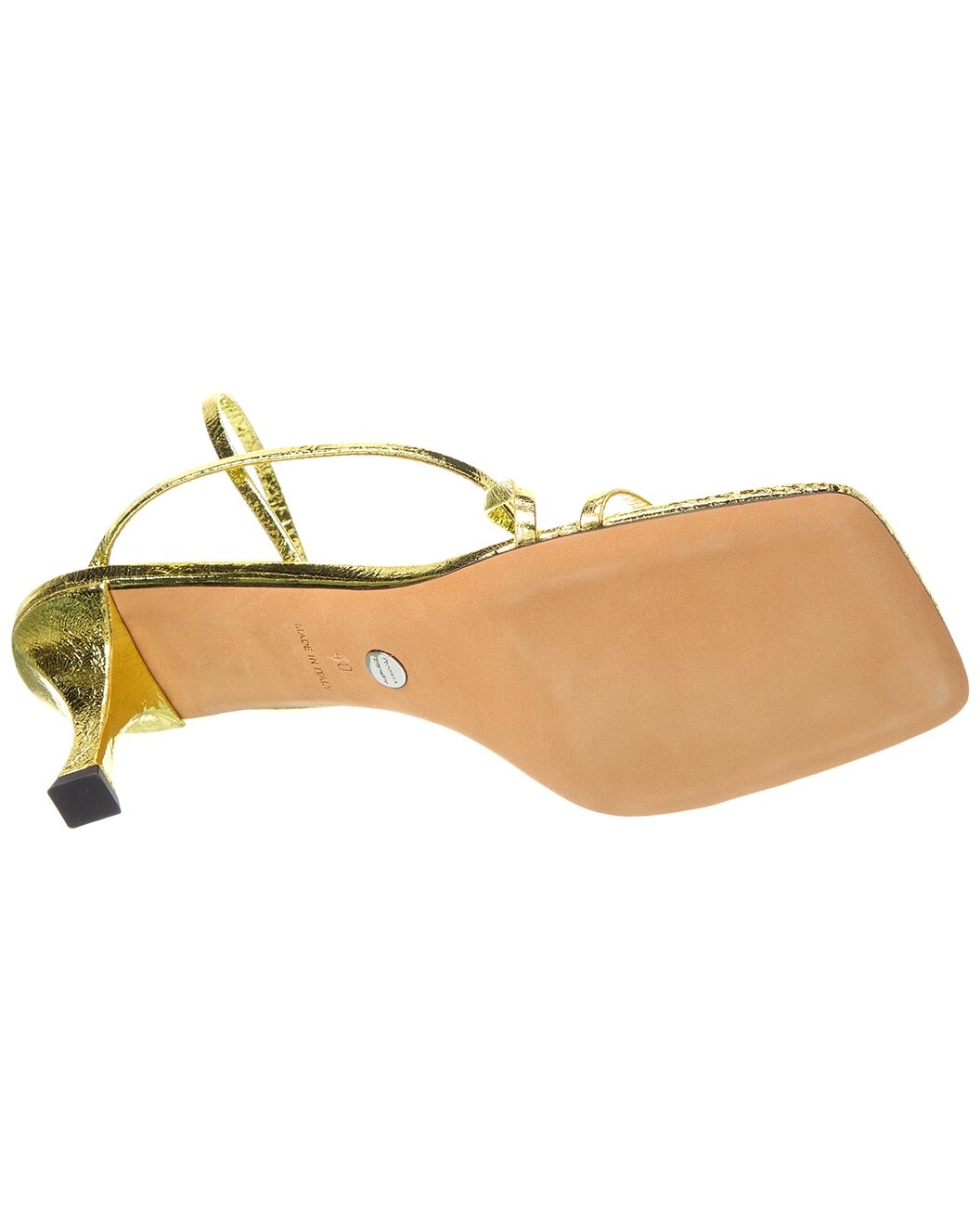 Proenza Schouler Metallic Leather Slingback Sandal - 4