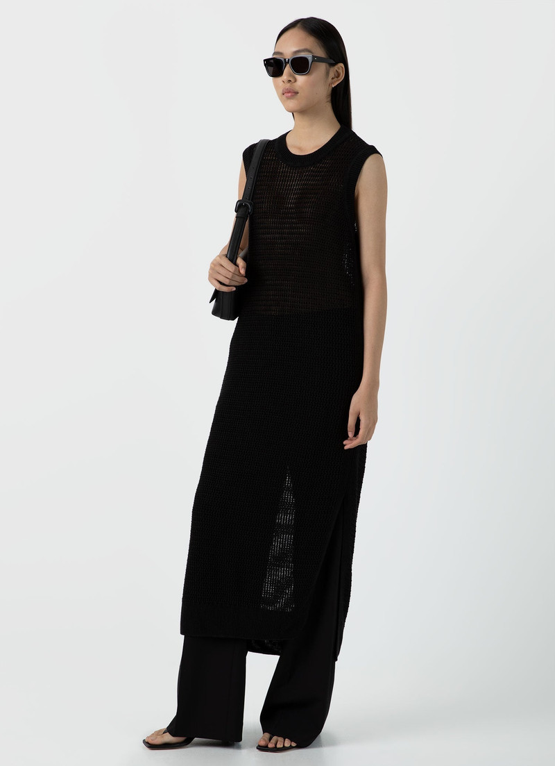 Sunspel Linen Mesh Dress outlook