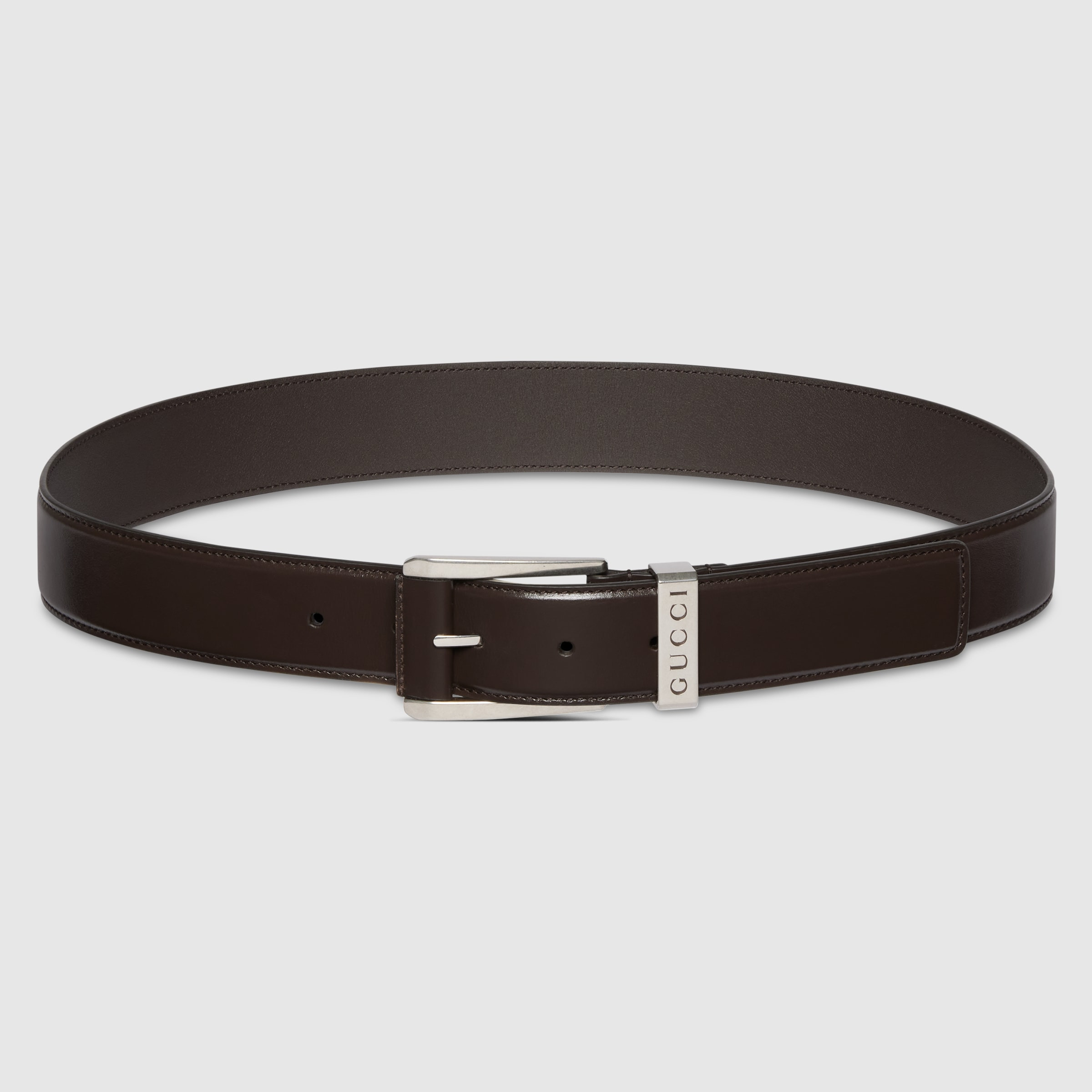 Belt with squared buckle - 1