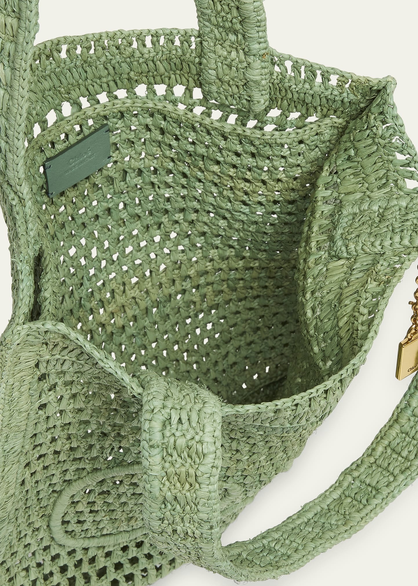 Summer Banana Tote Bag in Crochet Fabric - 4