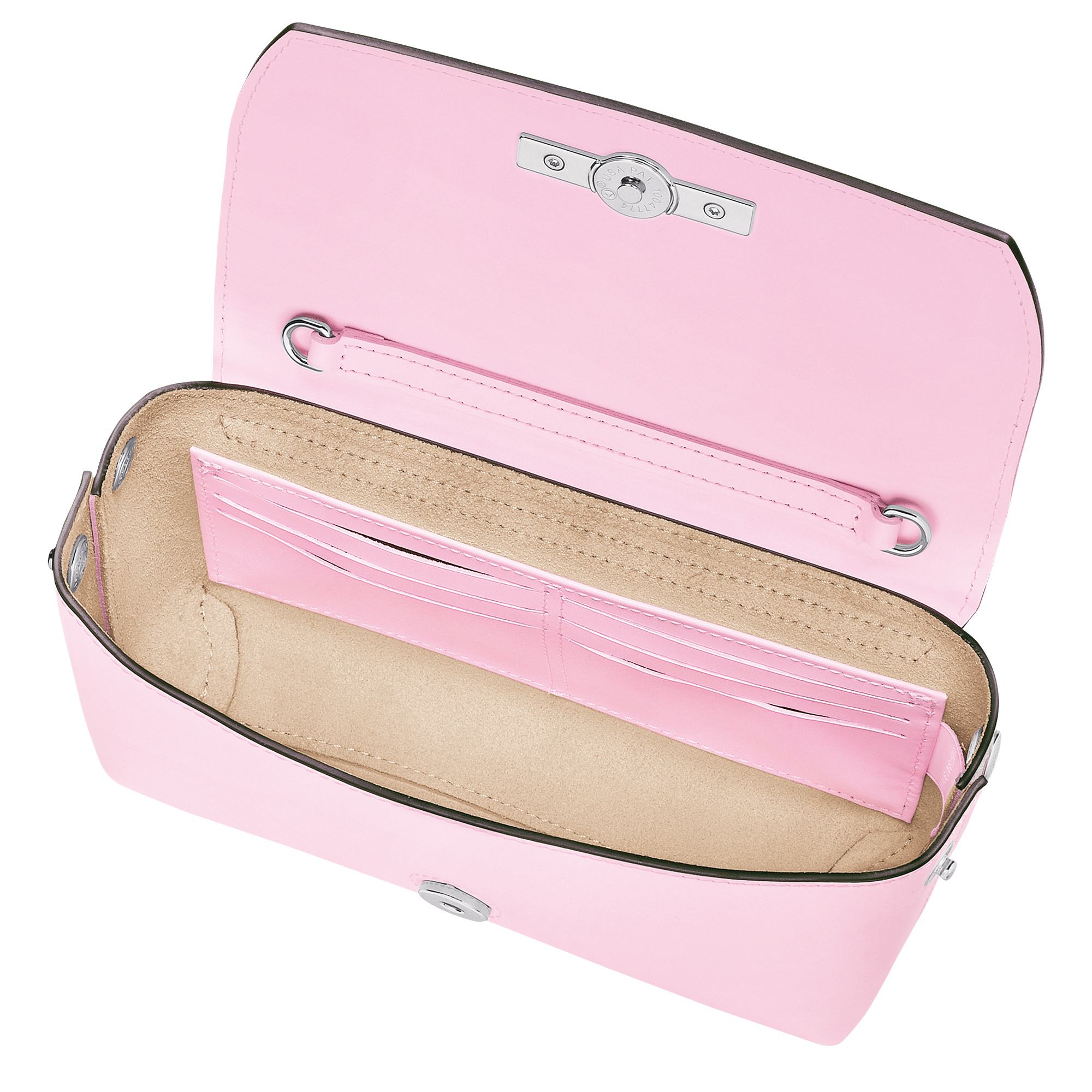 Roseau Clutch Pink - Leather - 5