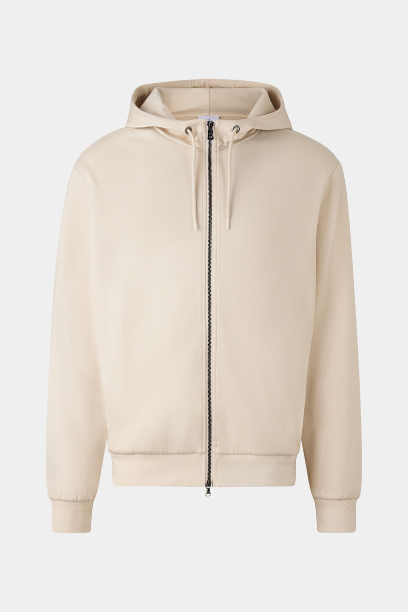 Steven jersey jacket in Cream 1