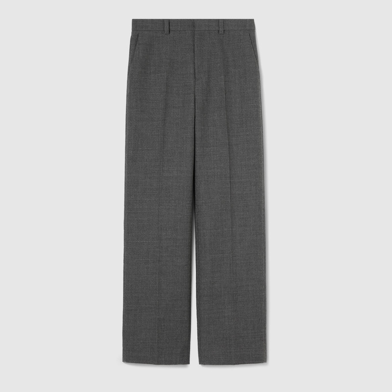 Wool crêpe pants 1