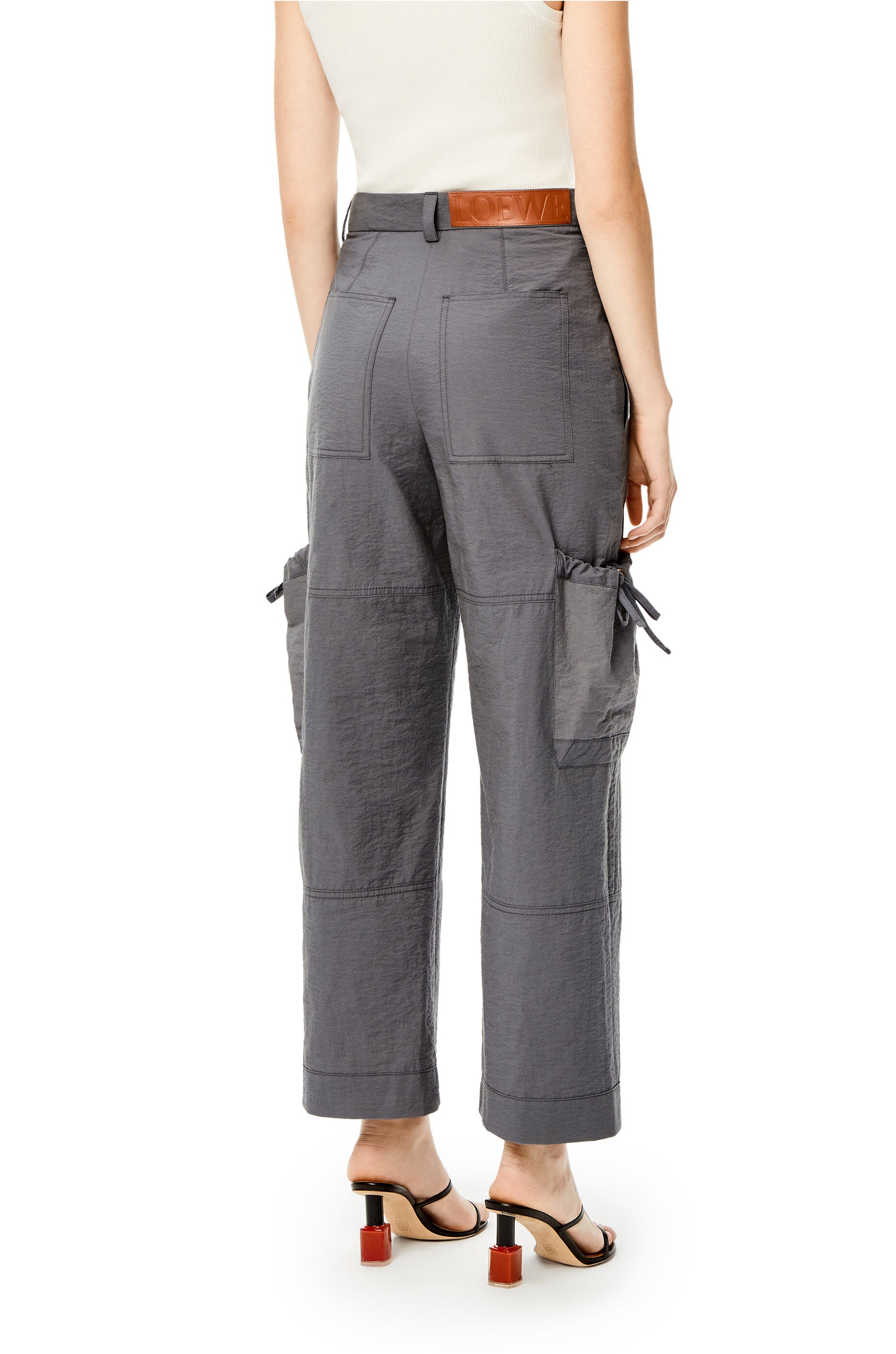 Cargo trousers in cotton and polyamide - 4